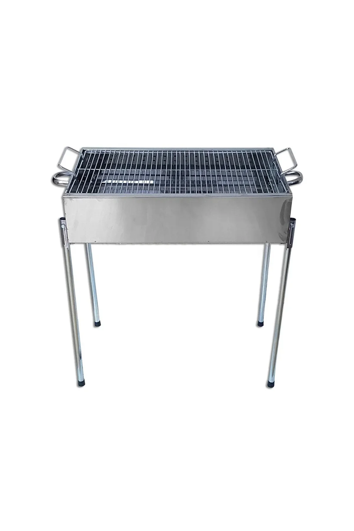 Paslanmaz Portatif Mangal 70 cm Ayaklı Standlı Paslanmaz Portatif Mangal 70 cm Ayaklı Standlı
