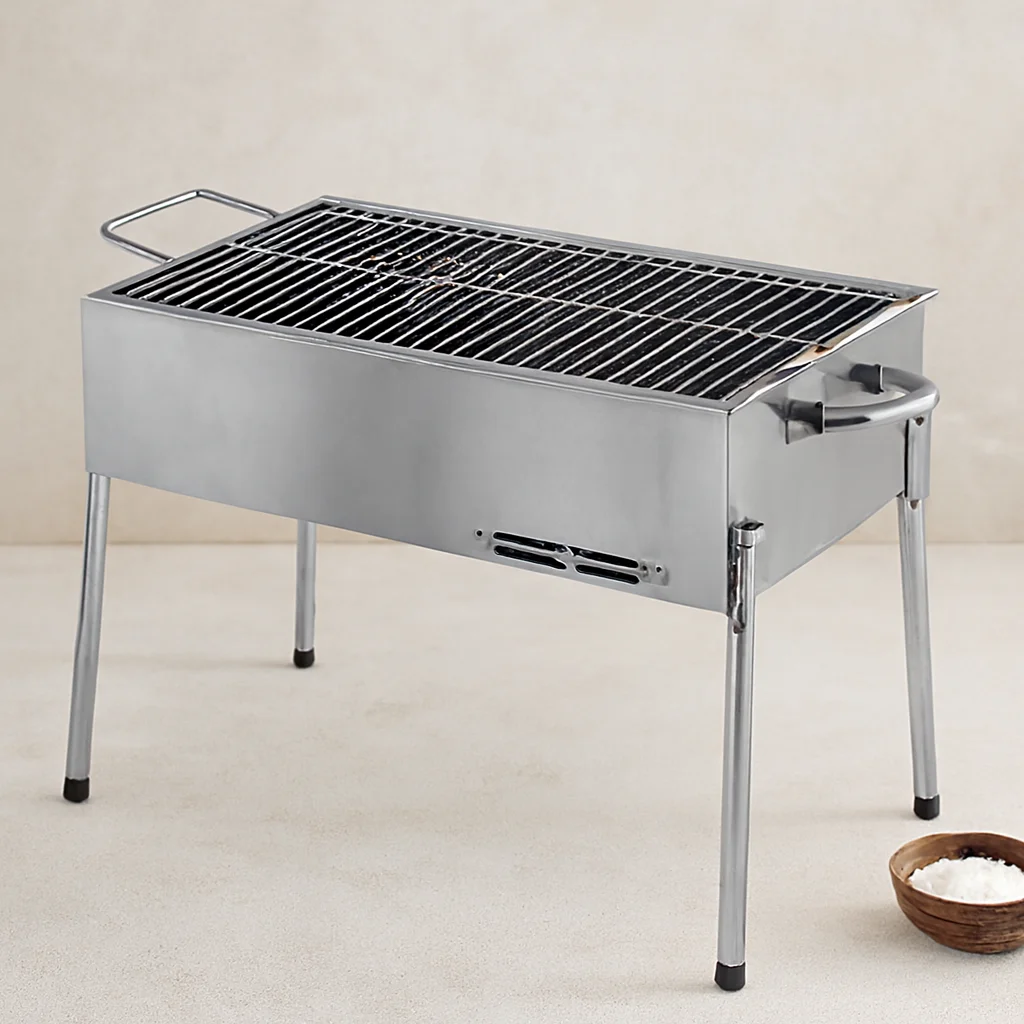 Paslanmaz Portatif Mangal 70 cm Ayaklı Standlı Fiyatı, Yorumları ve Özellikleri