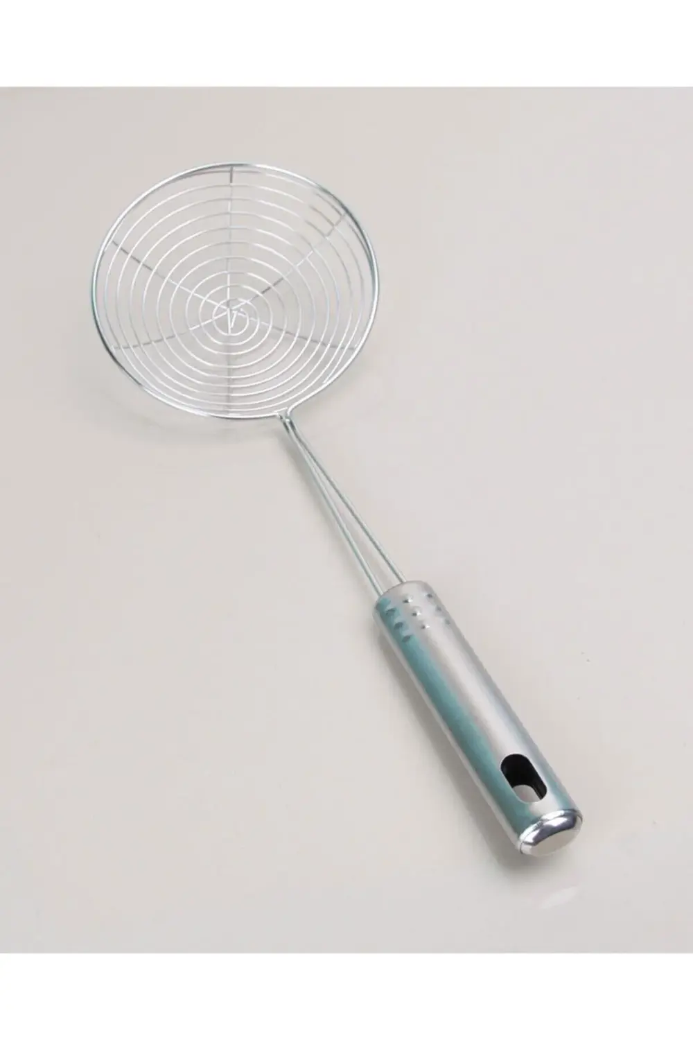 Paslanmaz Telli Kızartma Kevgir 20 Cm