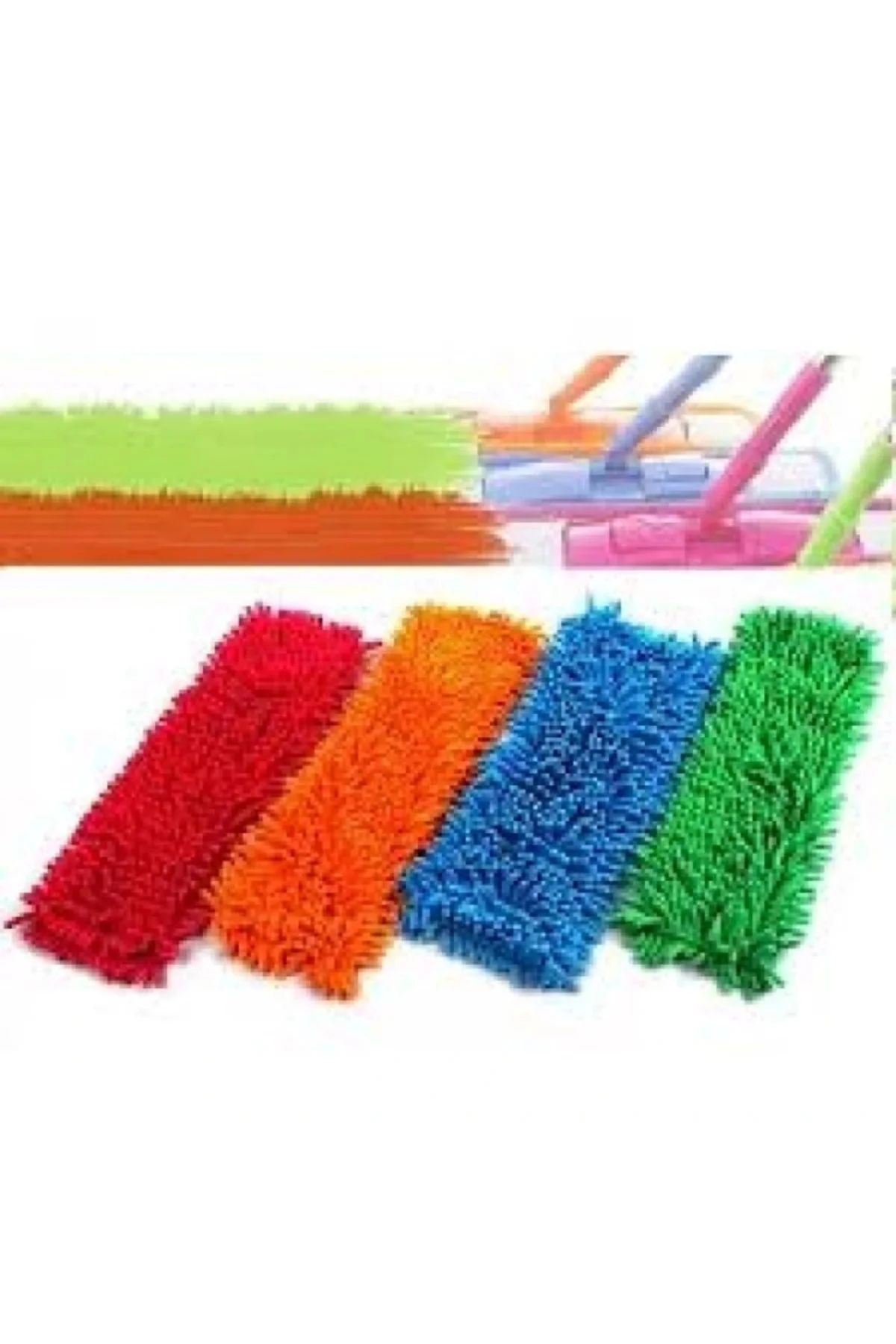 Paspas Yedeği Mikrofiber Makarna Mop Paspas Yedeği 40 Cm - Görsel 3