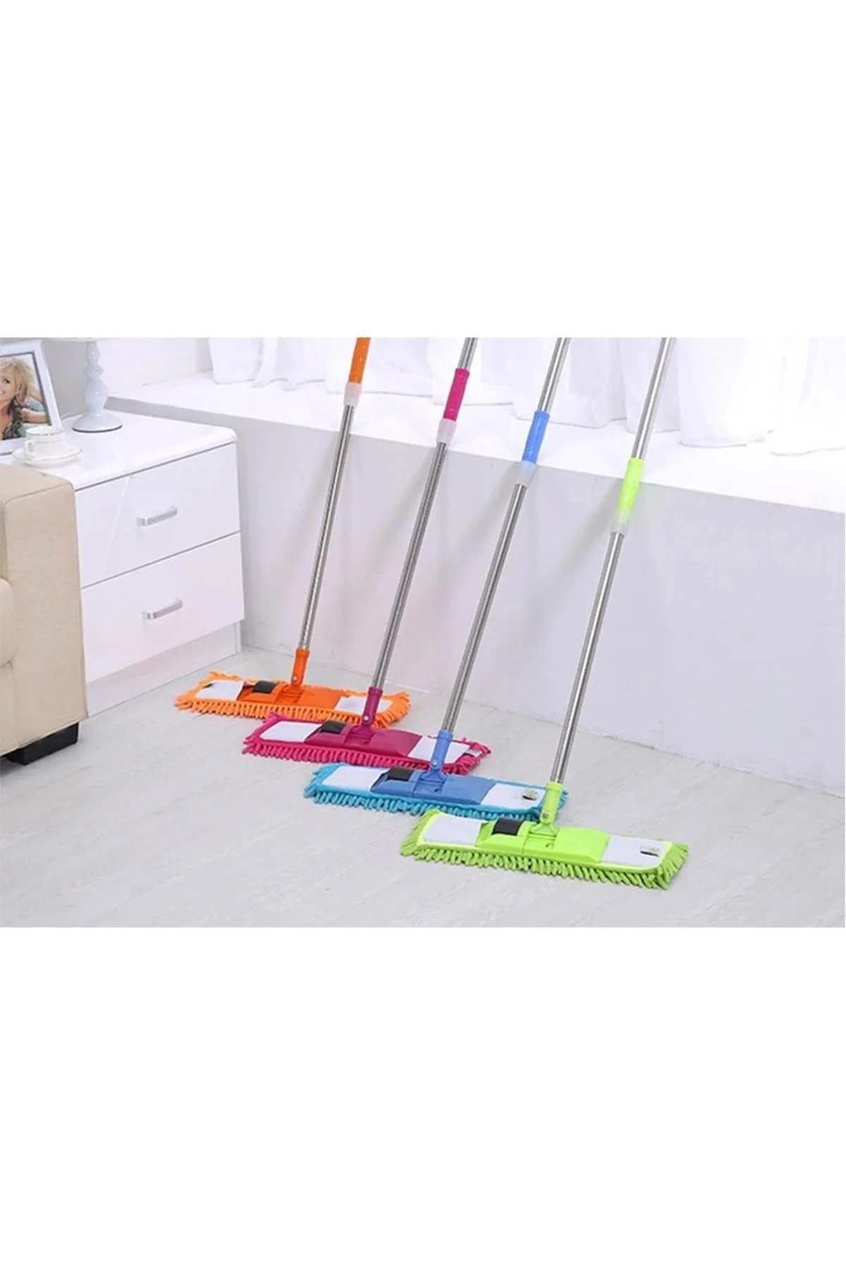 Paspas Yedeği Mikrofiber Makarna Mop Paspas Yedeği 50 Cm Paspas Yedeği Mikrofiber Makarna Mop Paspas Yedeği 50 Cm - Görsel 5