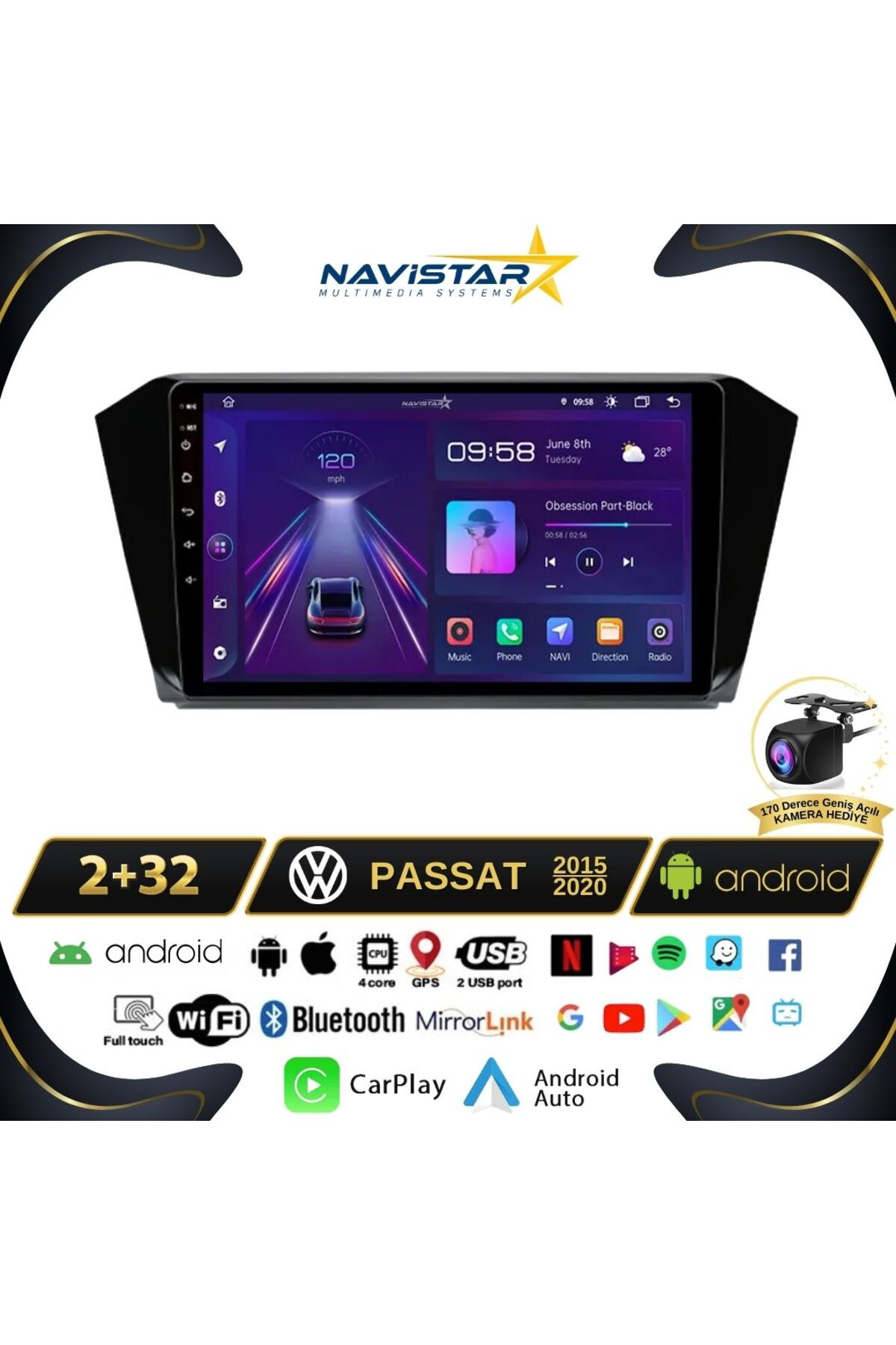 Passat B8 10 Inç 2 64gb Kablosuz Carplay Android 13 Navigasyon Mu Passat B8 10 Inç 2 64gb Kablosuz Carplay Android 13 Navigasyon Mu