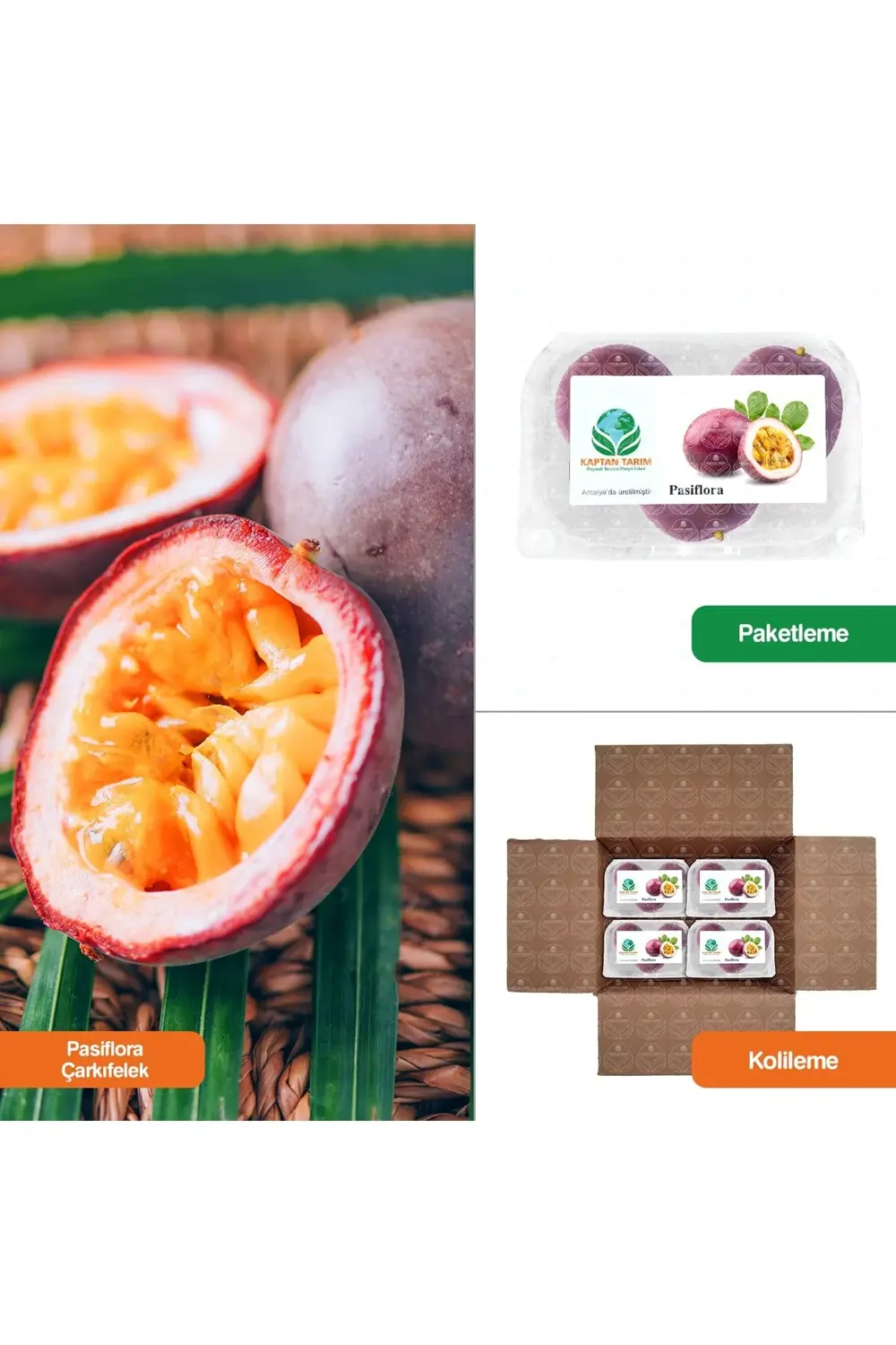 Passiflora Çarkıfelek Meyvesi 1 Kg