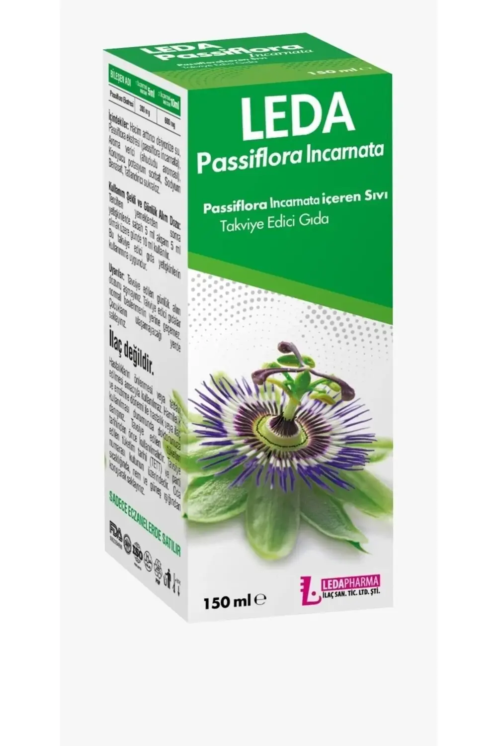 Passiflora Leda 150 ml Şurup