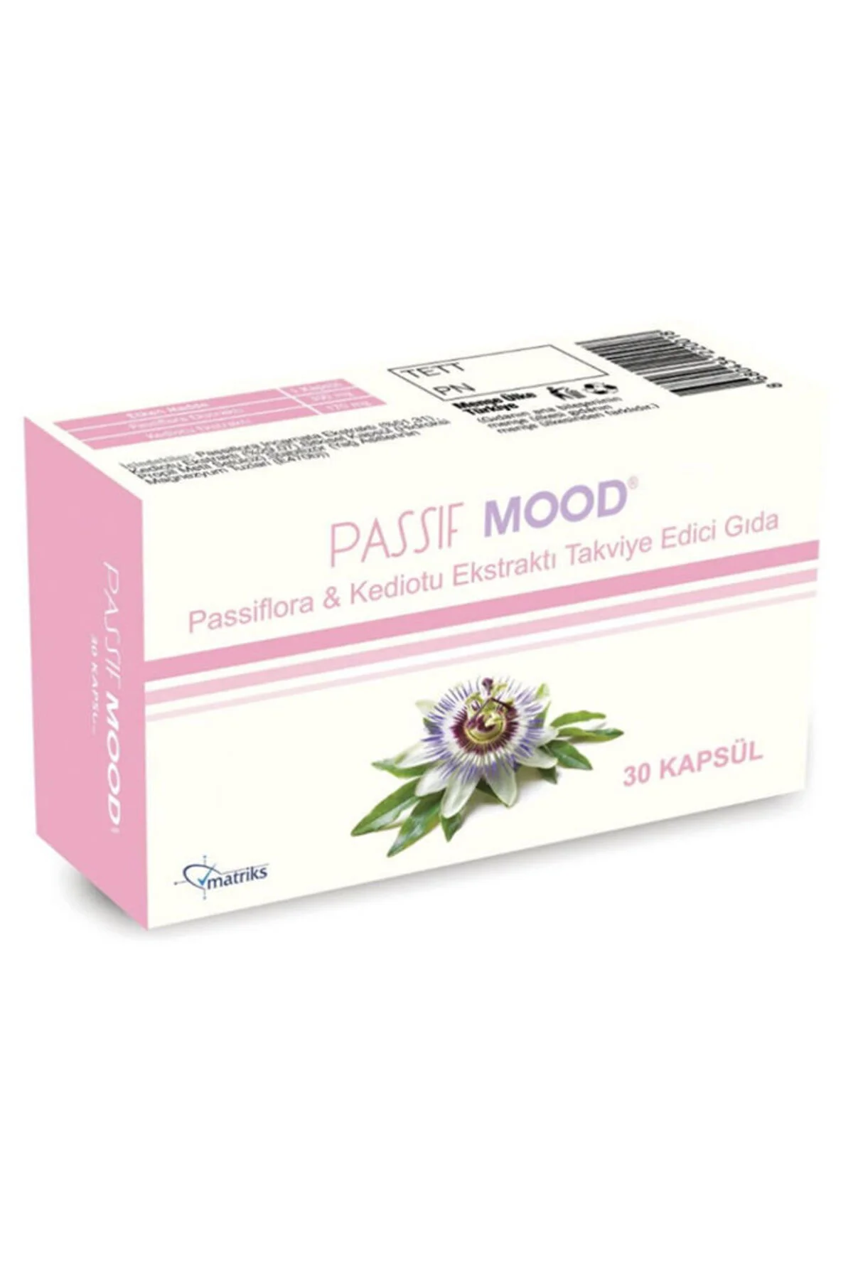 Passiflora Mood 30 Kapsül- (SKT: 01/2027) Passiflora Mood 30 Kapsül- (SKT: 01/2027)