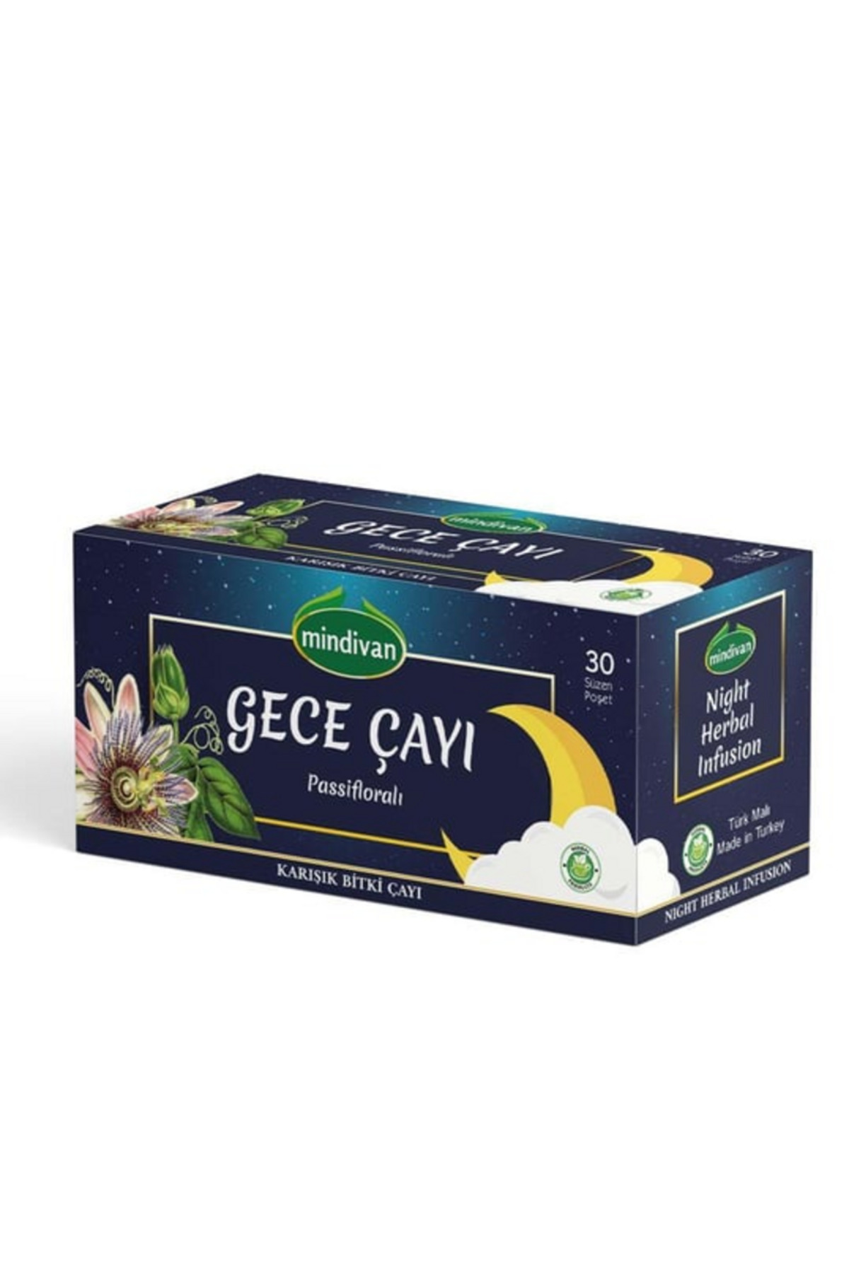 Passifloralı Gece Çayı 30 Adet Süzen Poşet