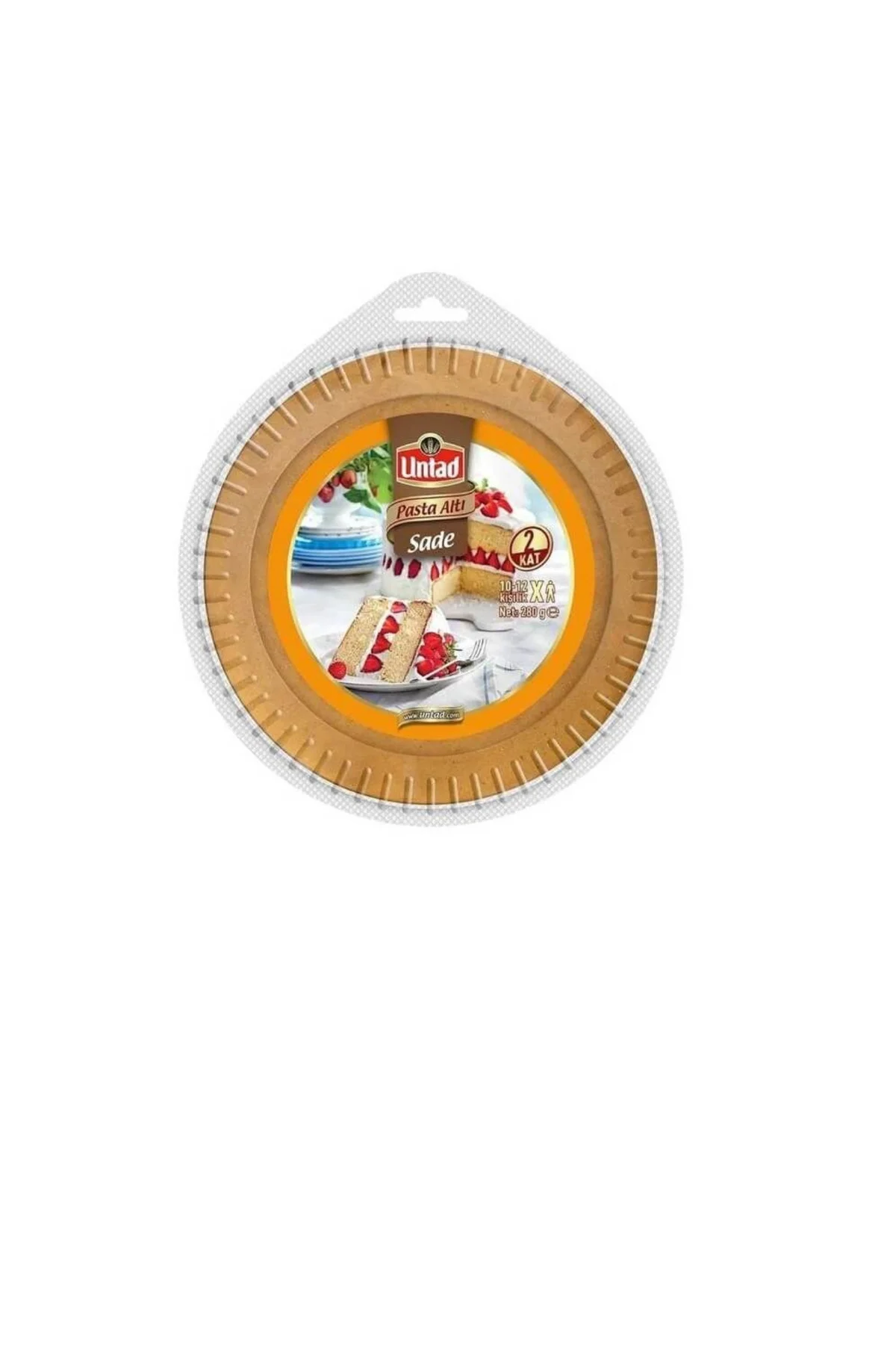 Pasta Altı Kek Sade 2 Katlı hastel 1 adet