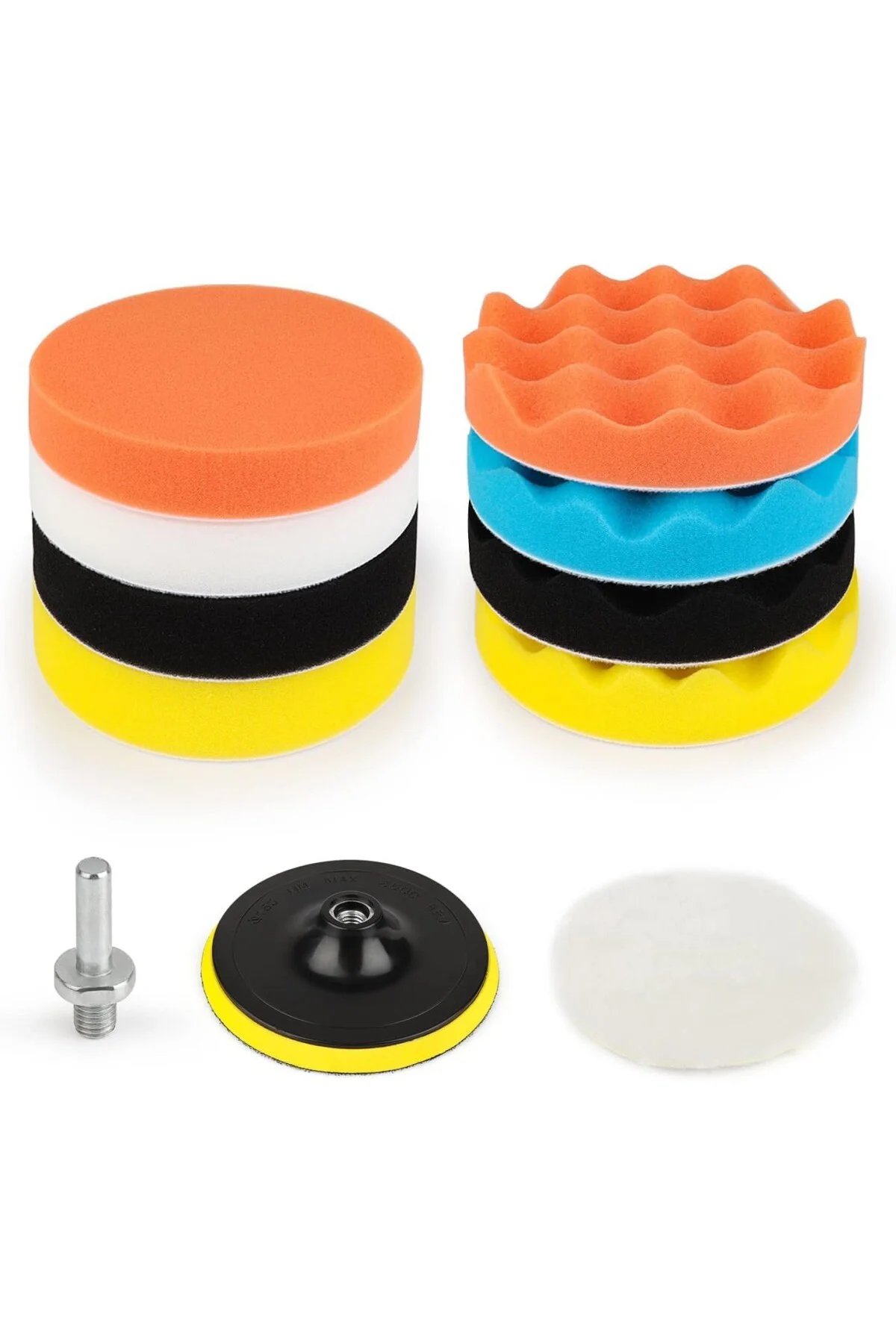 Pasta Cila Polisaj Parlatma Pedi Seti 115mm 11 Parça Oto Parlatıc