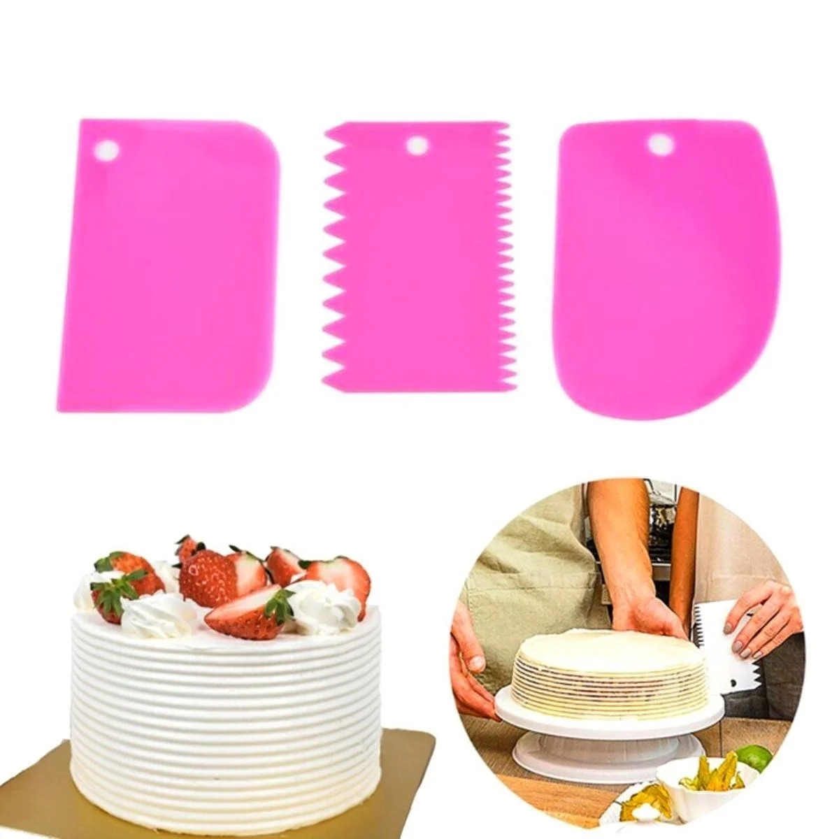 Pasta Hamur Şekillendirici Spatula Kesici Kazıyıcı Dekoratör Set Bx40 Fiyatı, Yorumları ve Özellikleri