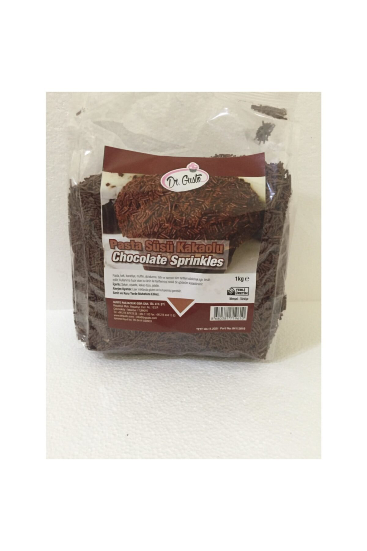 Pasta Süsü Granürlü Kakaolu