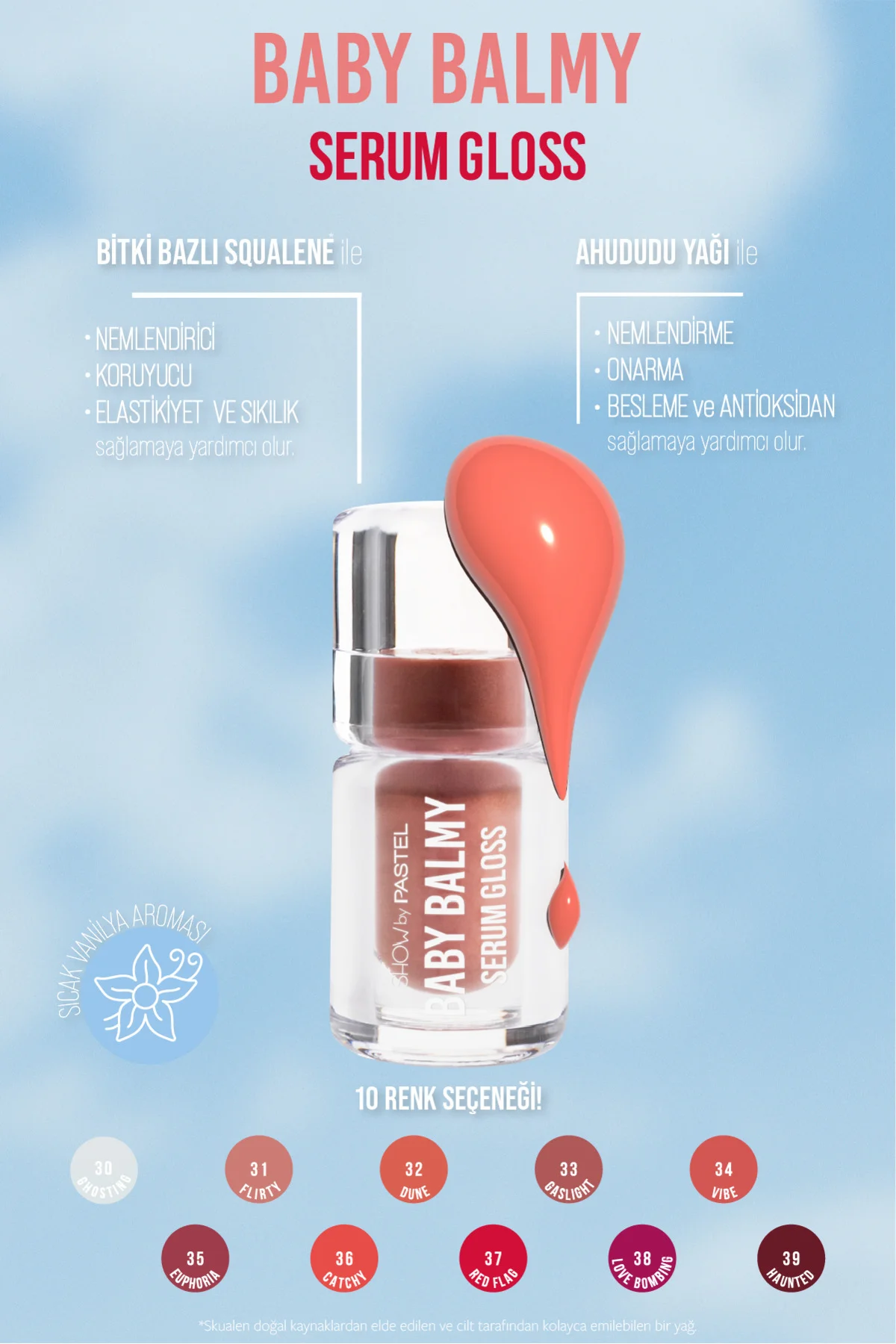 PASTEL BABY BALMY SERUM GLOSS DUNE NO:32