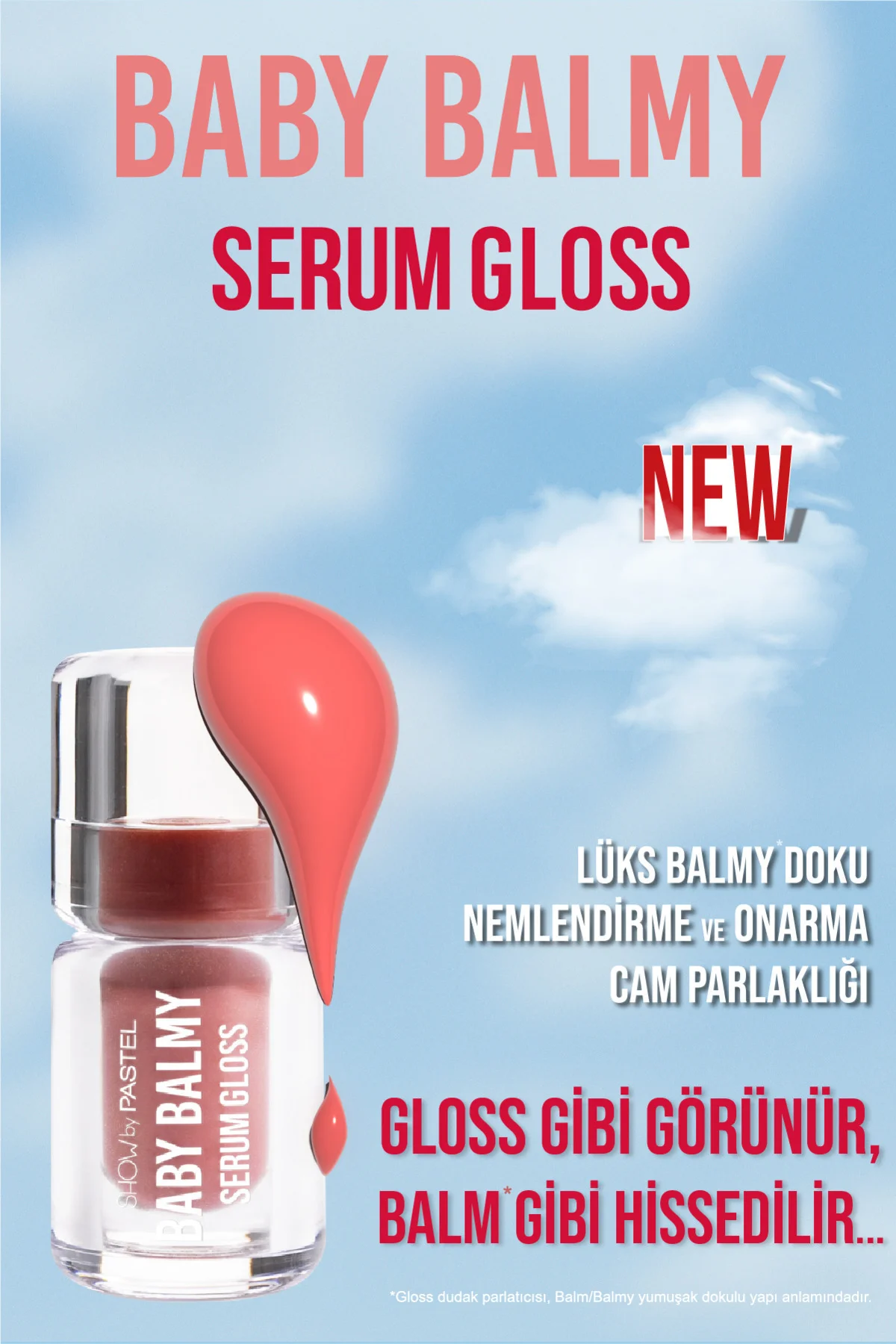 PASTEL BABY BALMY SERUM GLOSS VIBE NO:34 Fiyatı, Yorumları ve Özellikleri