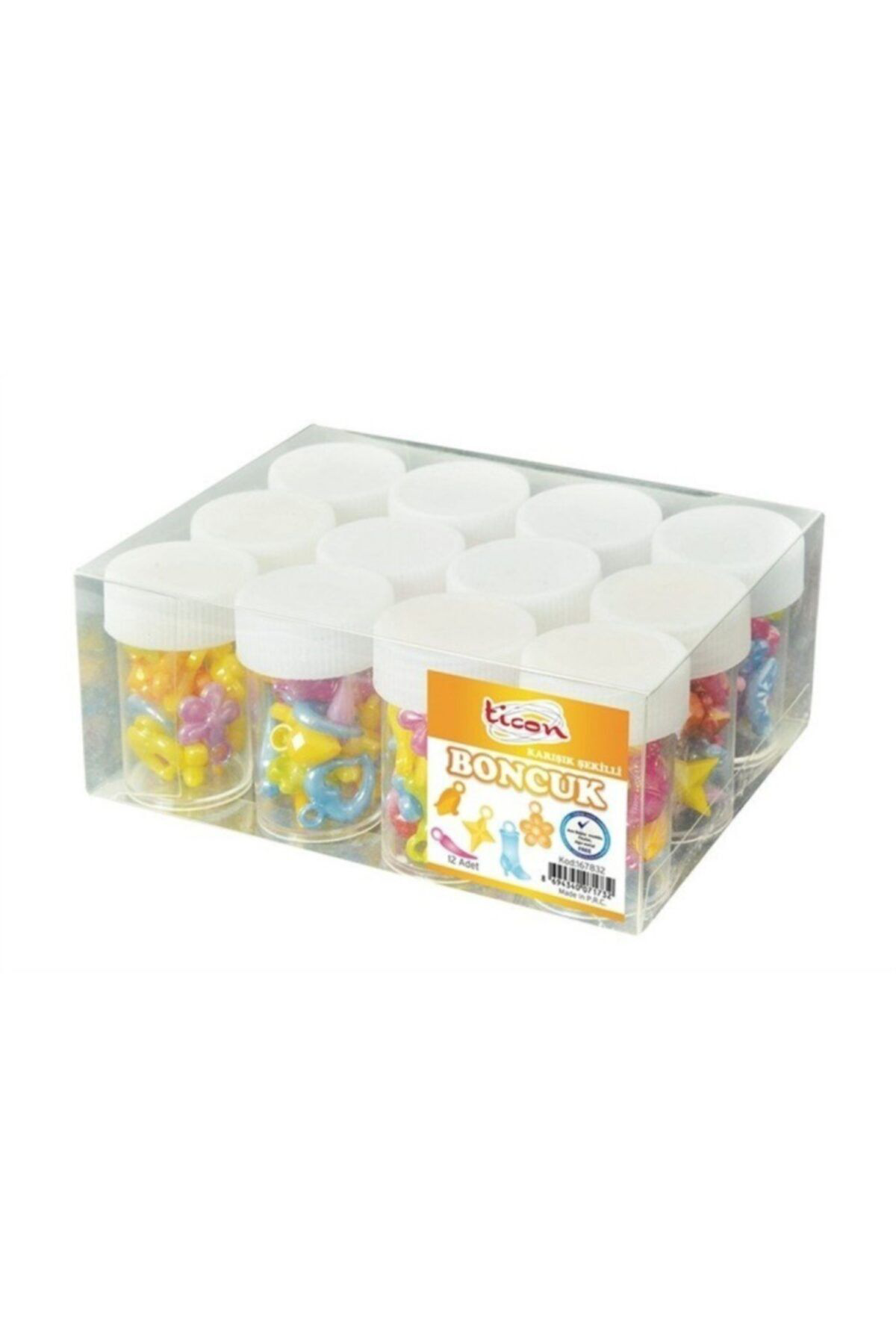 Ticon Pastel Boncuk Yıldız Pastel Renkler