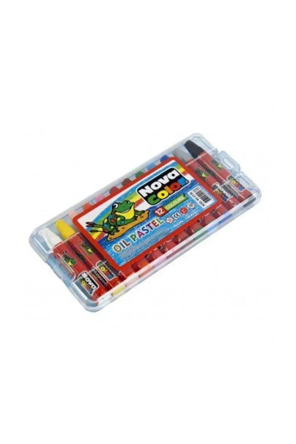 Pastel Boya 12 Renk Plastik Kutu