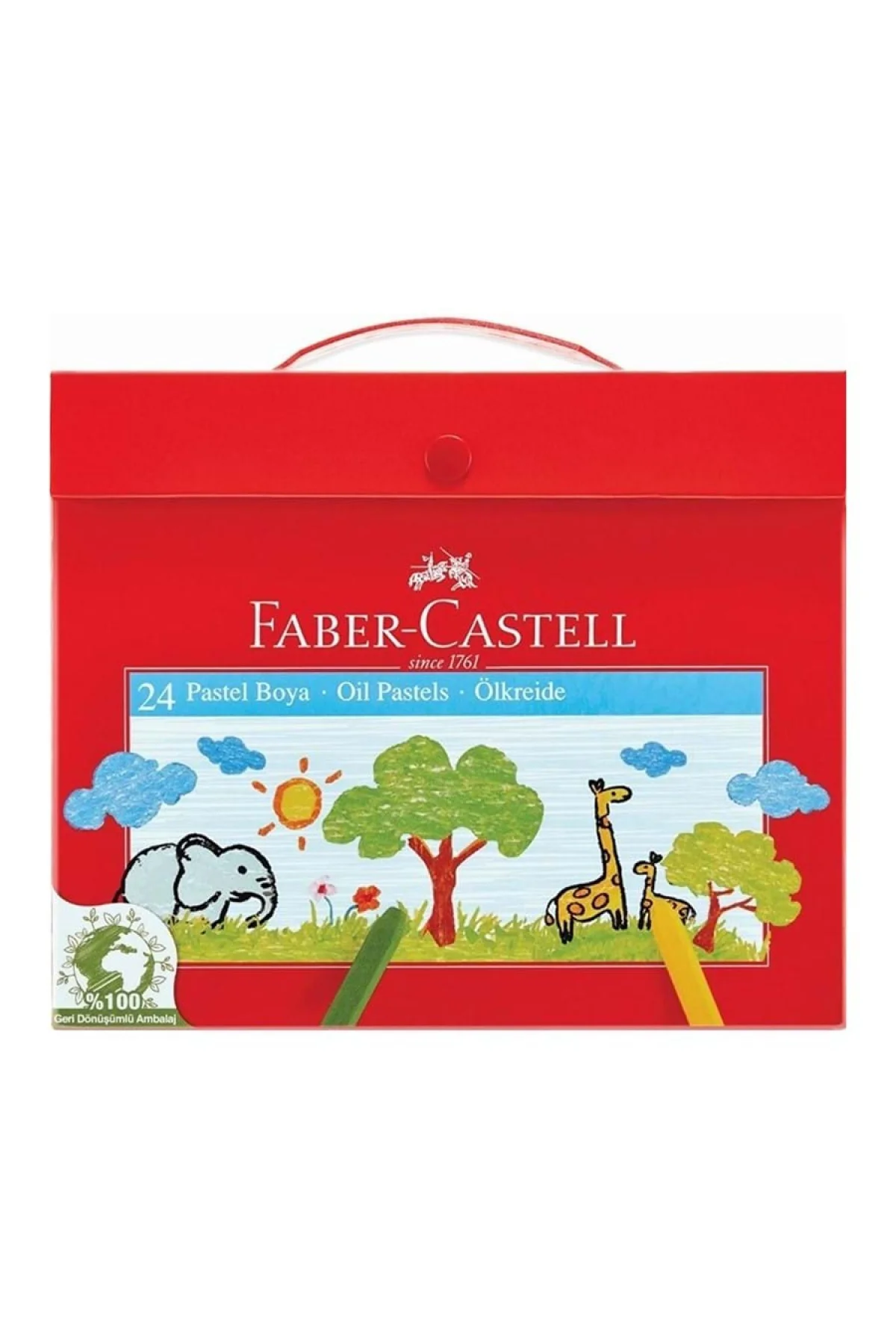 Pastel Boya 24 Lü Çantalı
