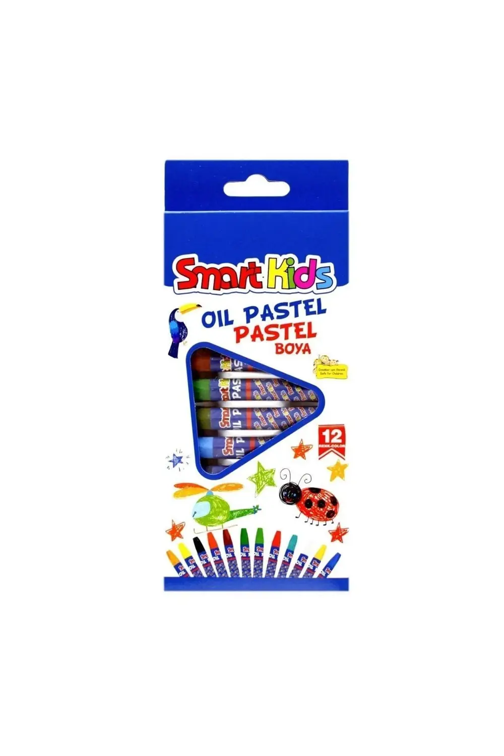 Pastel Boya Kalemi 12'li + Kuru Boya Kalemi 12'li + Keçeli Boya K