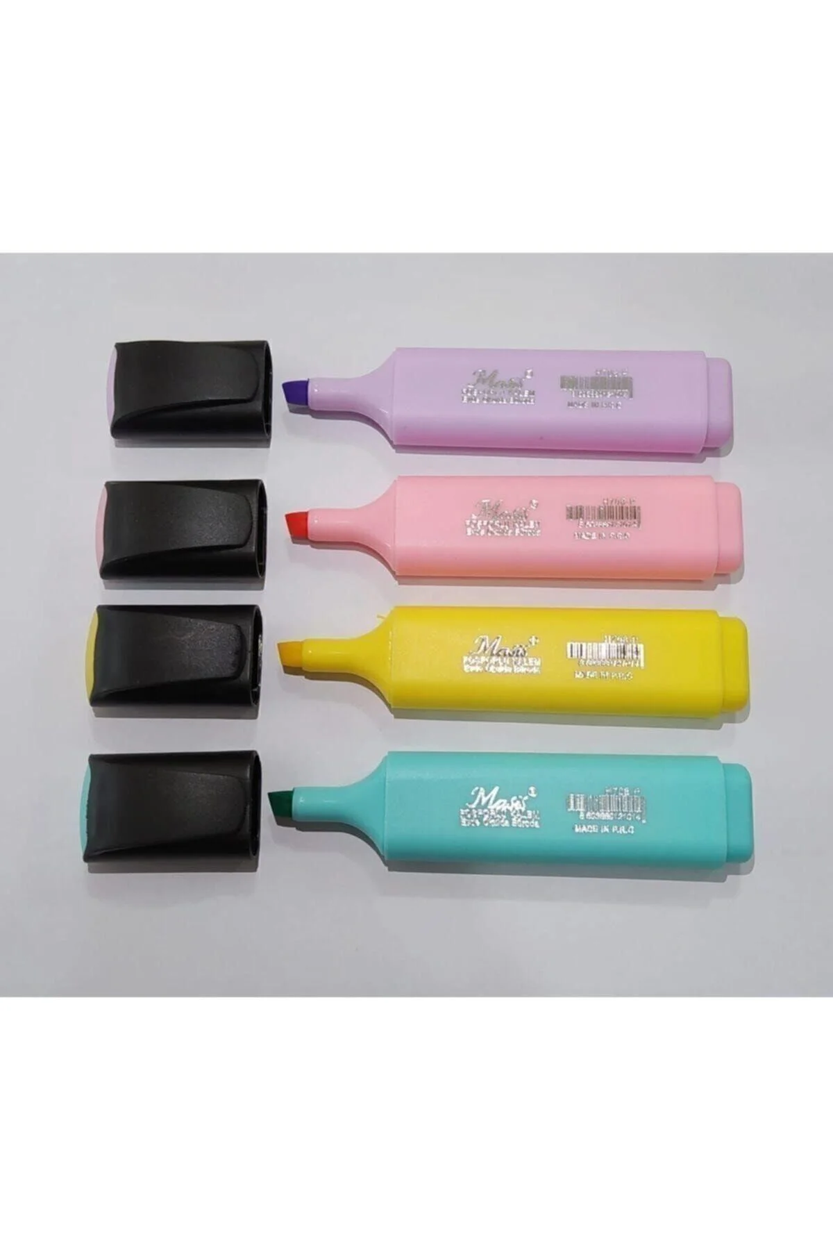Pastel Fosforlu Kalem 4 Renk 4'lü Paket (s)