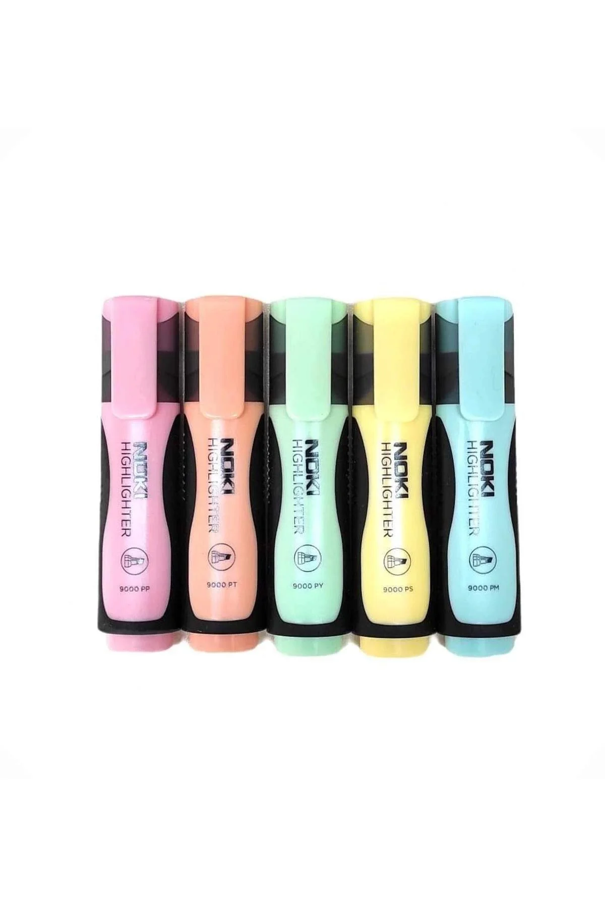 Pastel Fosforlu Kalem 5'li Pvc 9000p5pvc