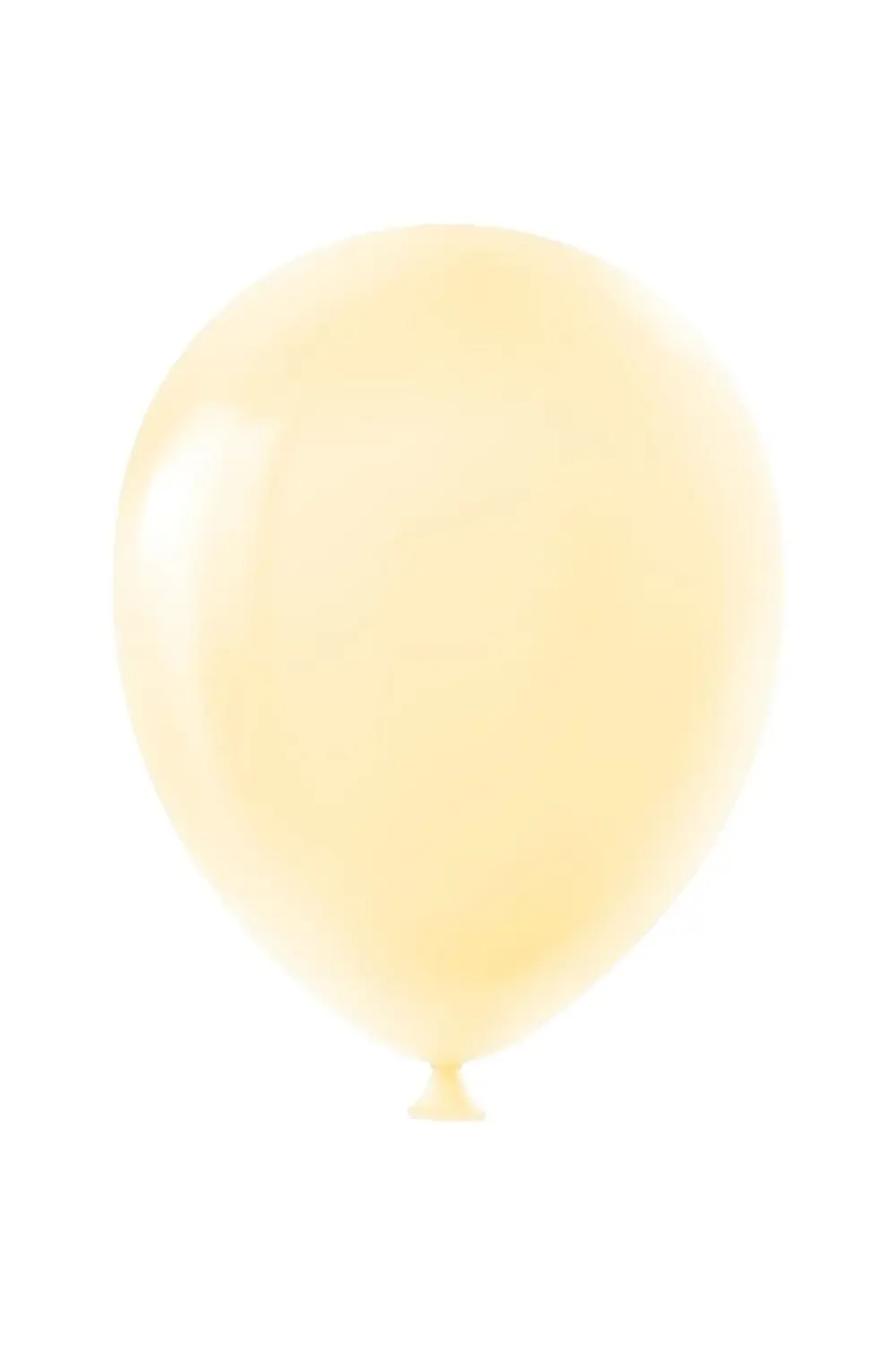 Pastel Makaron Balon 5" (12,5 Cm) Baskısız (50 'li ) -turuncu
