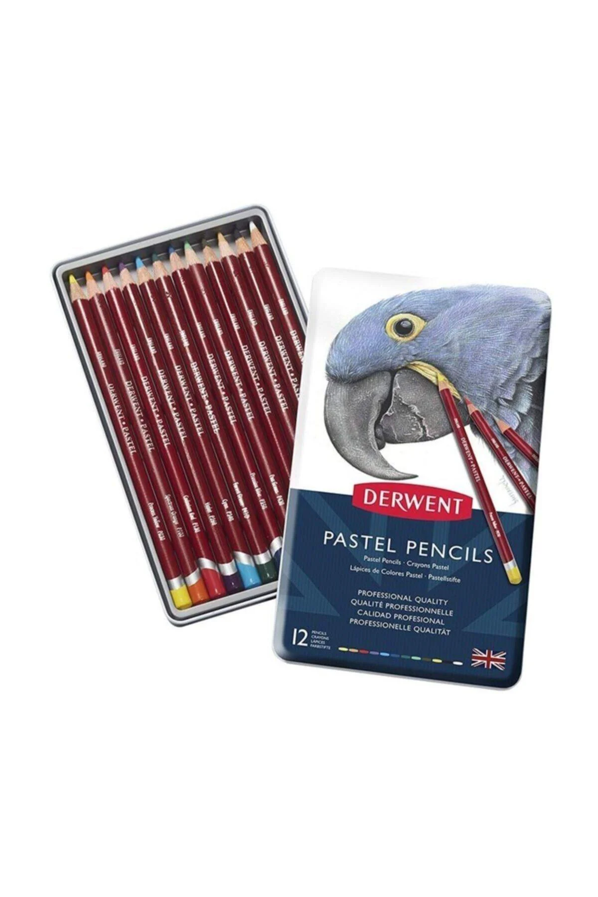Pastel Pencil 12'li Teneke Kutu