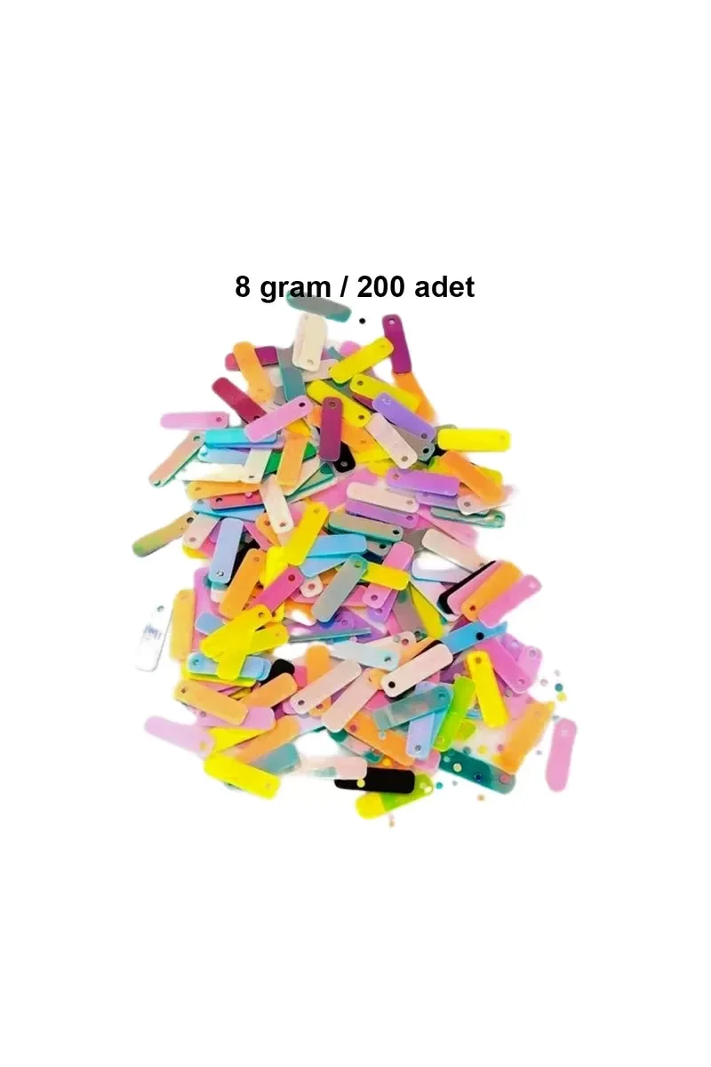 Pastel Renkler 15 x 5 mm Dantel Oya Yazma Halhal Abiye Lazer Kesi