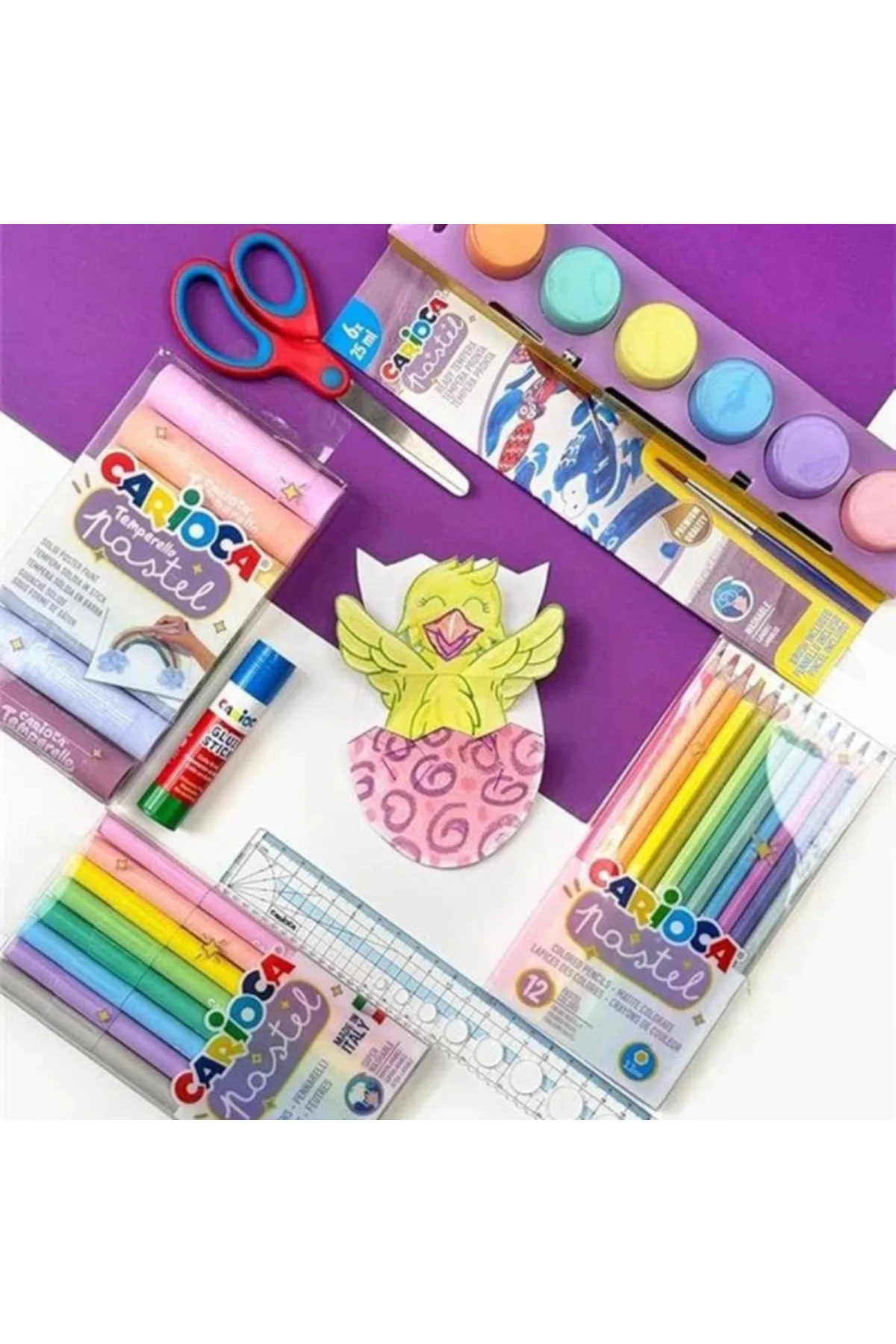 Pastel Süper Yıkanabilir Keçeli Kalem 8'li