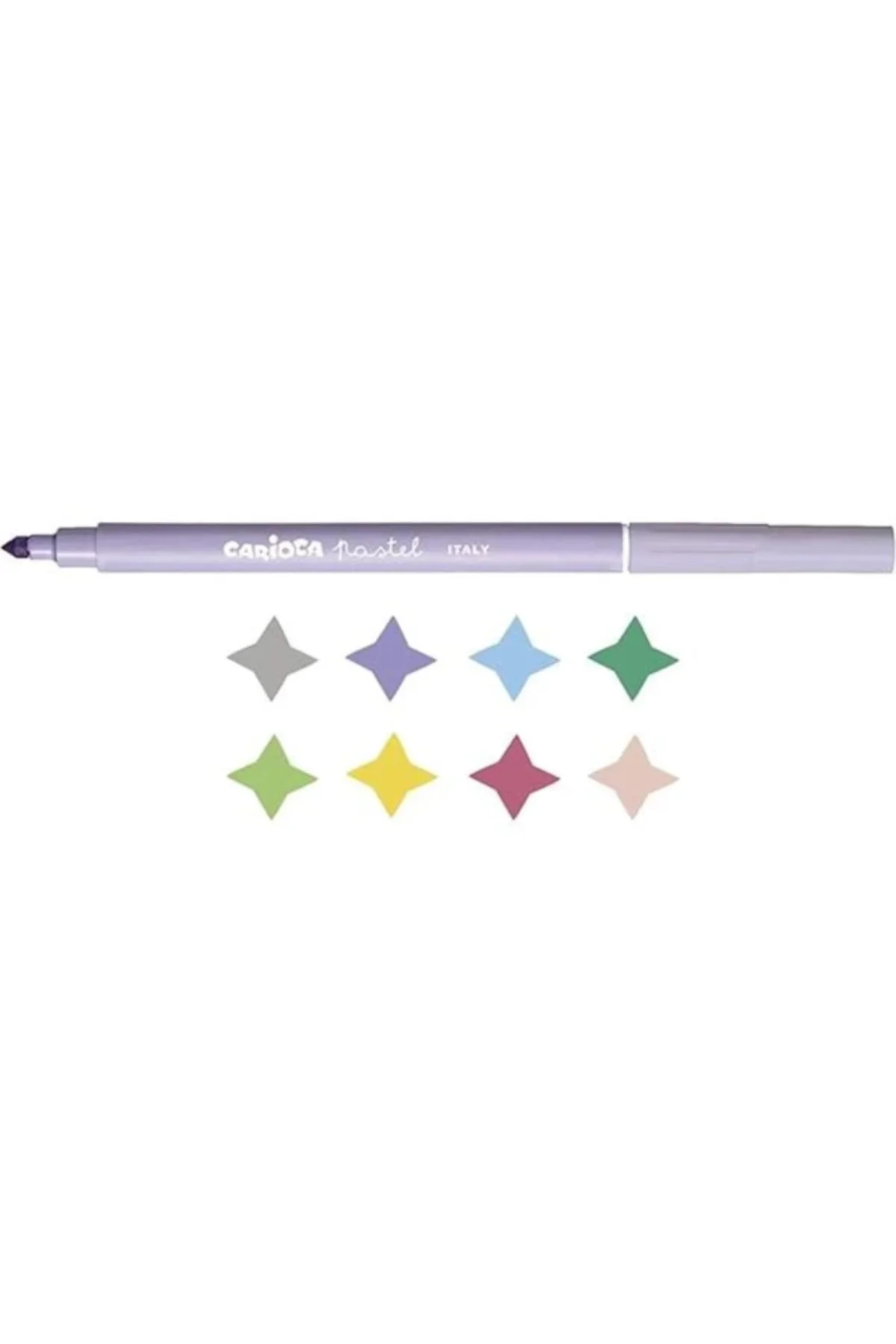Pastel Süper Yıkanabilir Keçeli Kalem 8'li