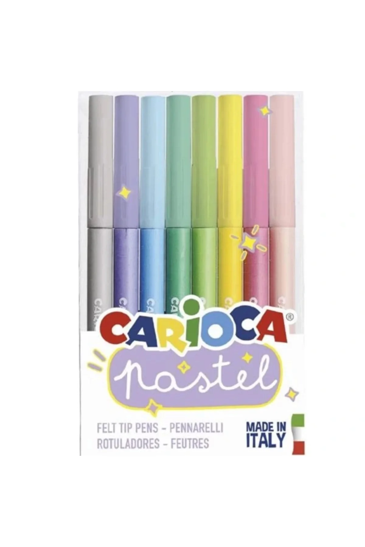 Pastel Süper Yıkanabilir Keçeli Kalem 8'li