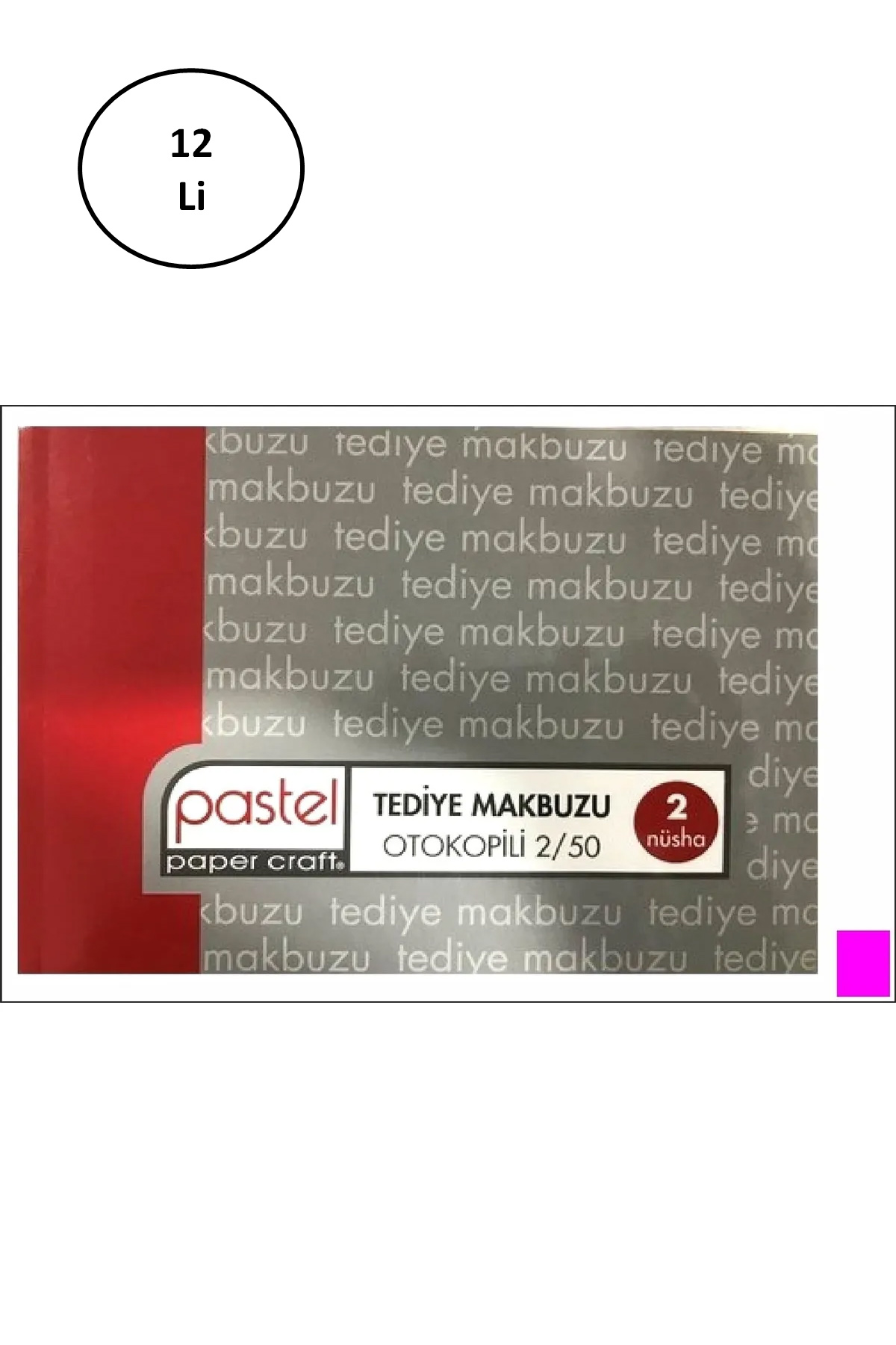 Pastel Tediye Makbuzu 14x20 Cm Boyutunda A5 Otokopili 2 Nüsha 50 Pastel Tediye Makbuzu 14x20 Cm Boyutunda A5 Otokopili 2 Nüsha 50