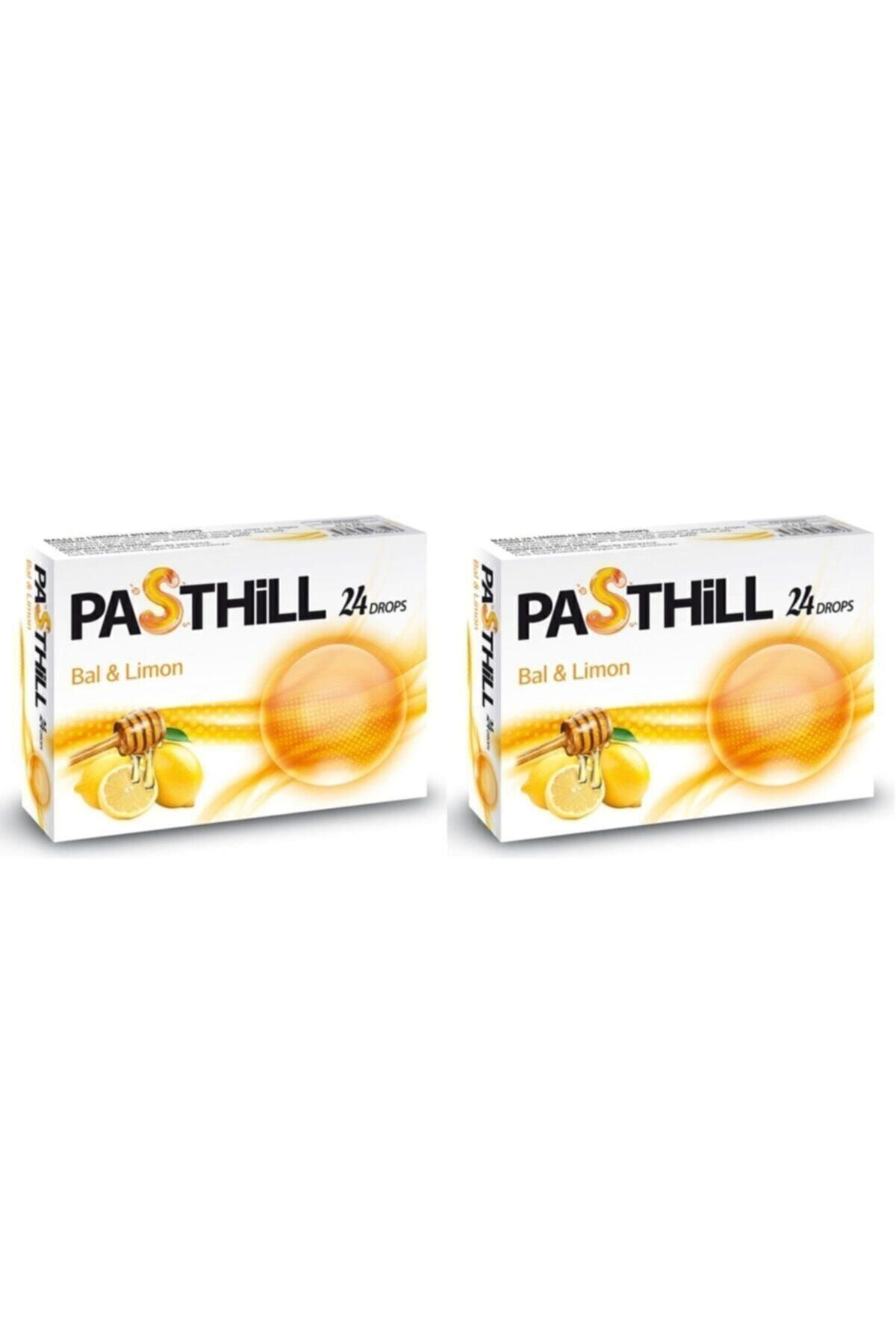 Pasthill Bal Ve Limon 24 Adet Boğaz Pastili 2 Kutu