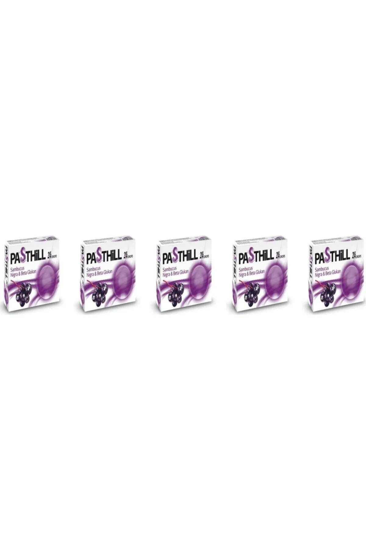 Pasthill Sambucus Nigra & Beta Glukan 24 Drops 5 Kutu