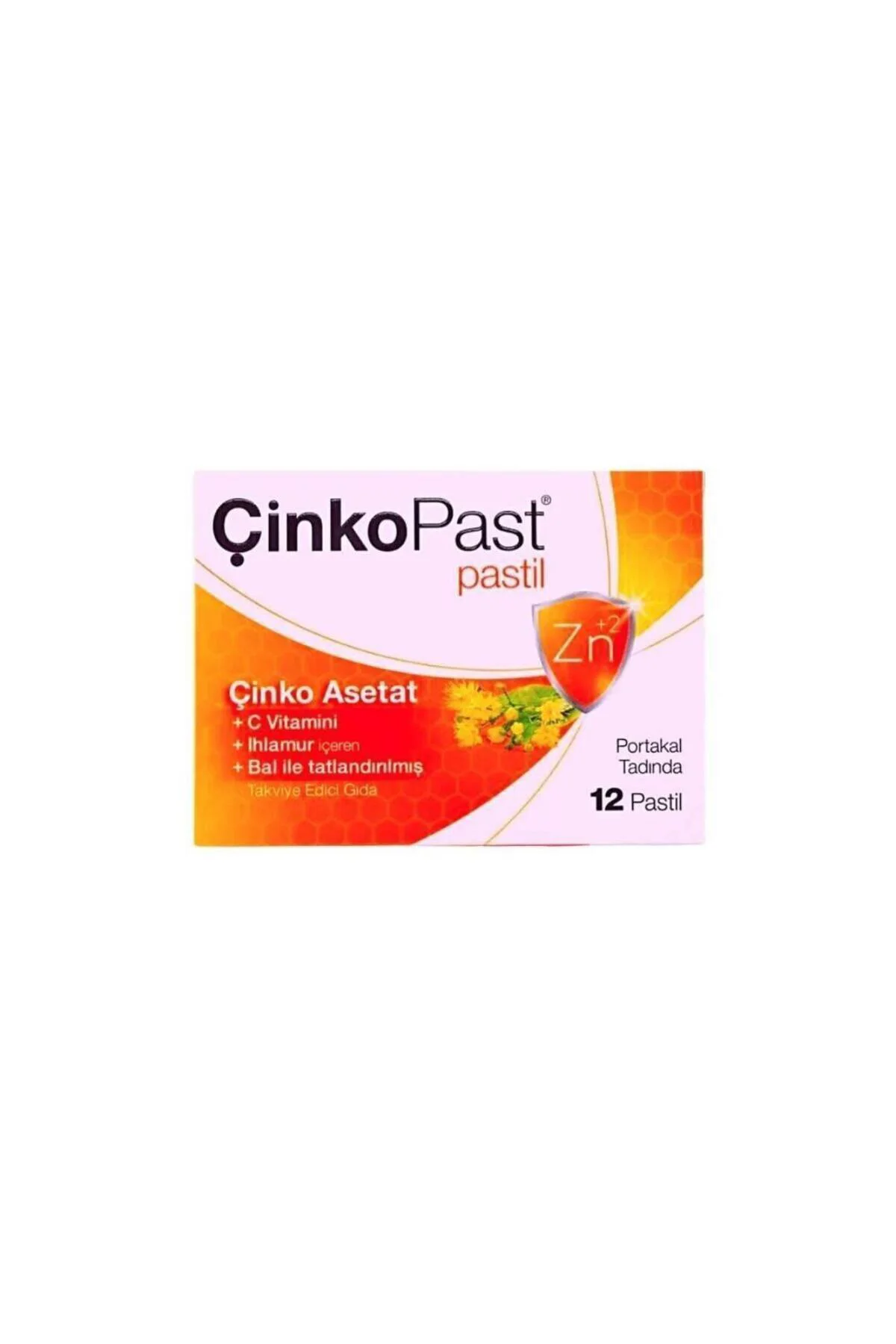 Pastil Çinko Asetat, C Vitamini Ve Ihlamur Içeren Takviye Edici G