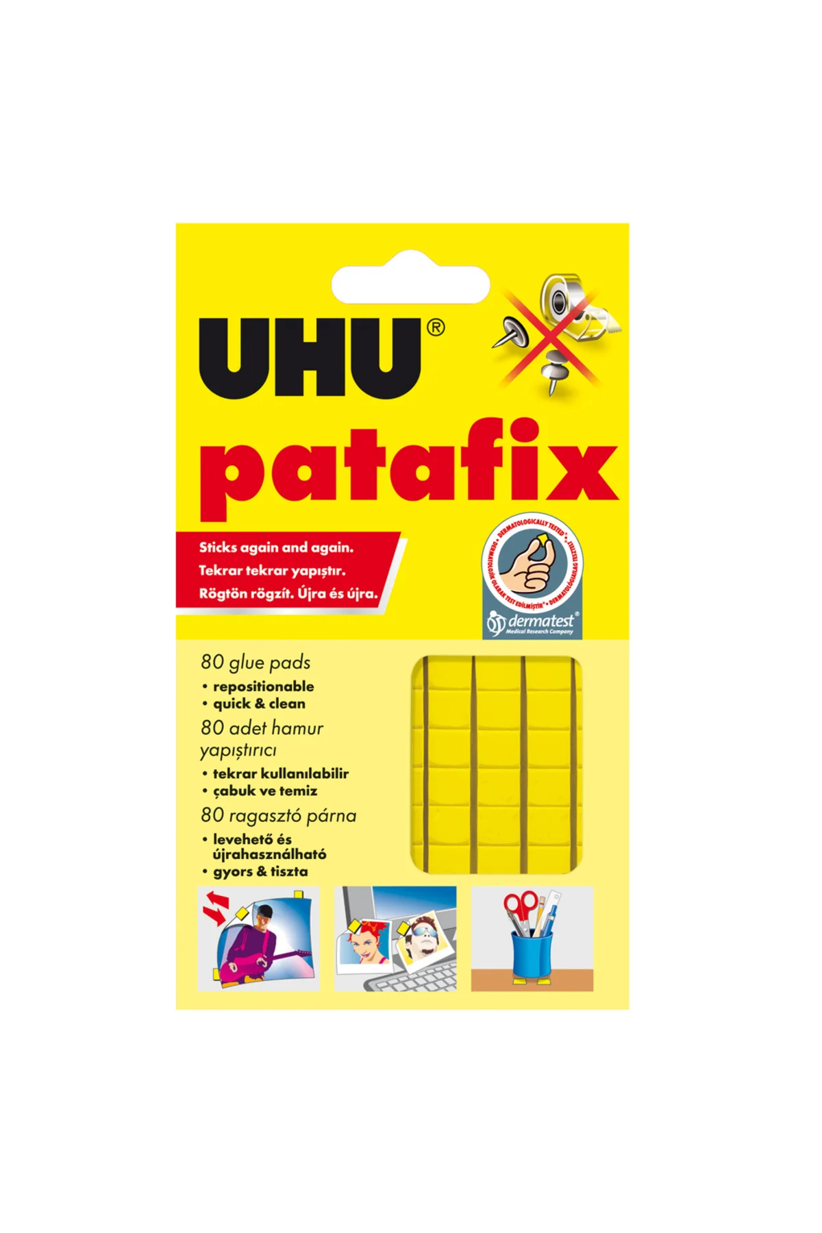 TAC PATAFIX SARI 80 ADET