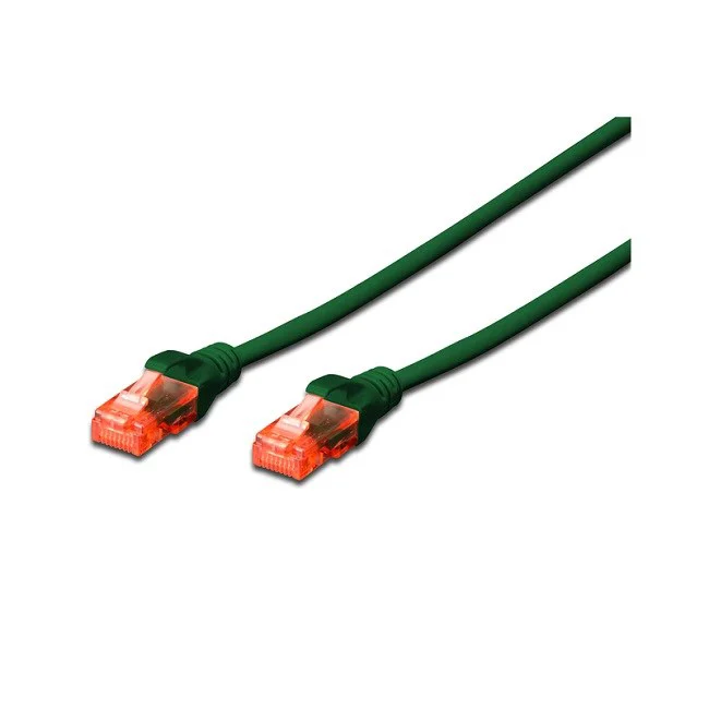 Patch Kablo, U-UTP, CAT. 6, 0.5 metre, AWG 26/7, Cu, LSZH, Yeşil renk DK-1617-005/G
