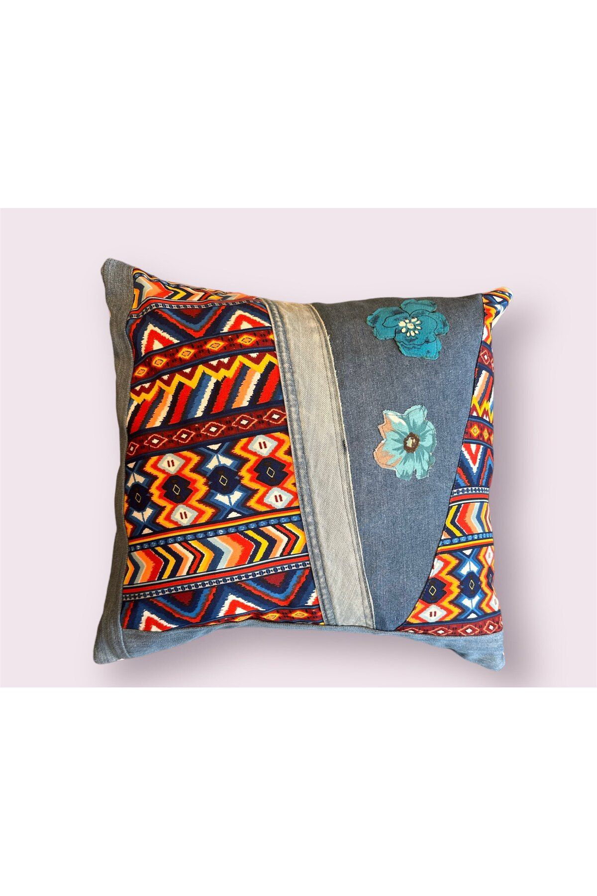 Esta Rubon Patchwork Kırlent Otto