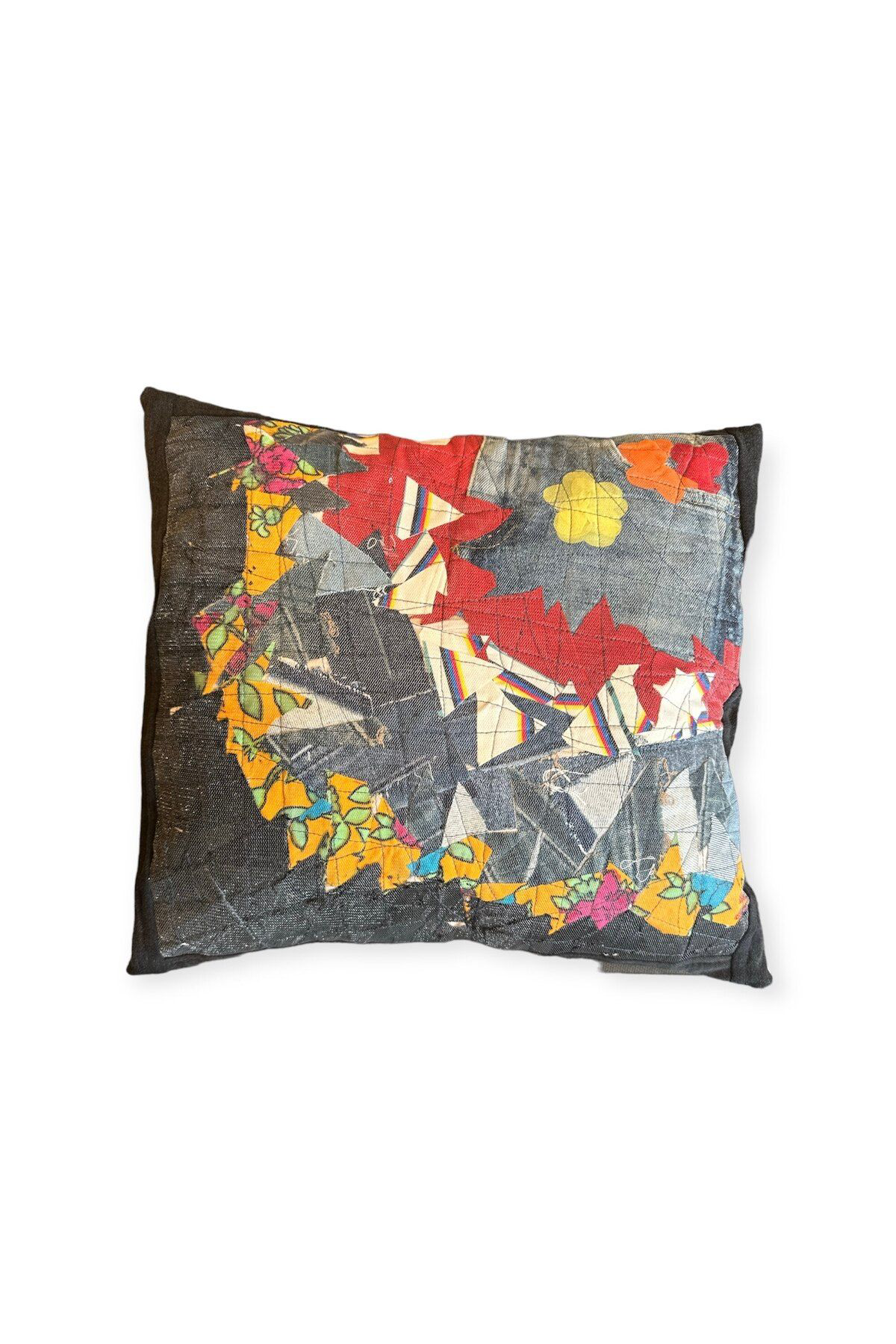 Esta Rubon Patcwork Kırlent El Yapımı