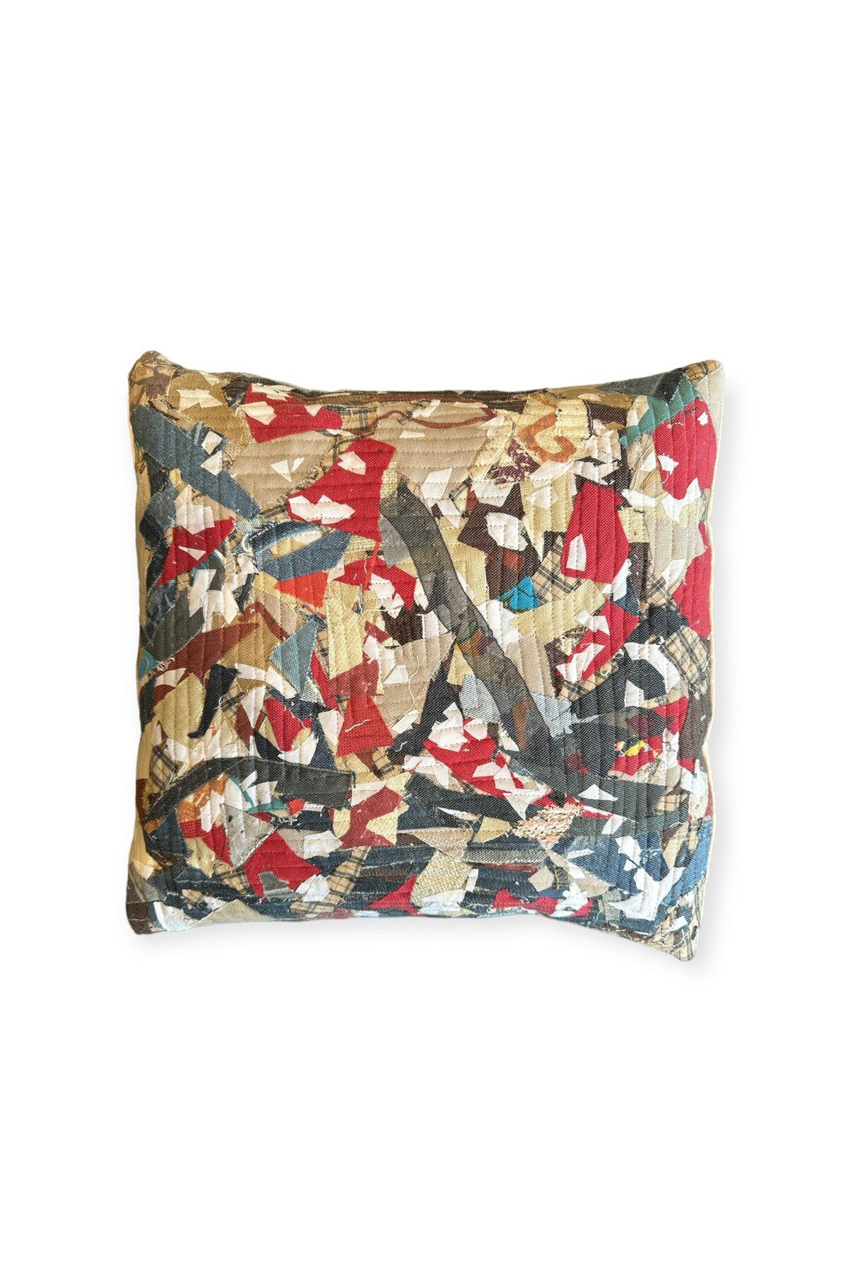 Esta Rubon Patcwork Kırlent El Yapımı