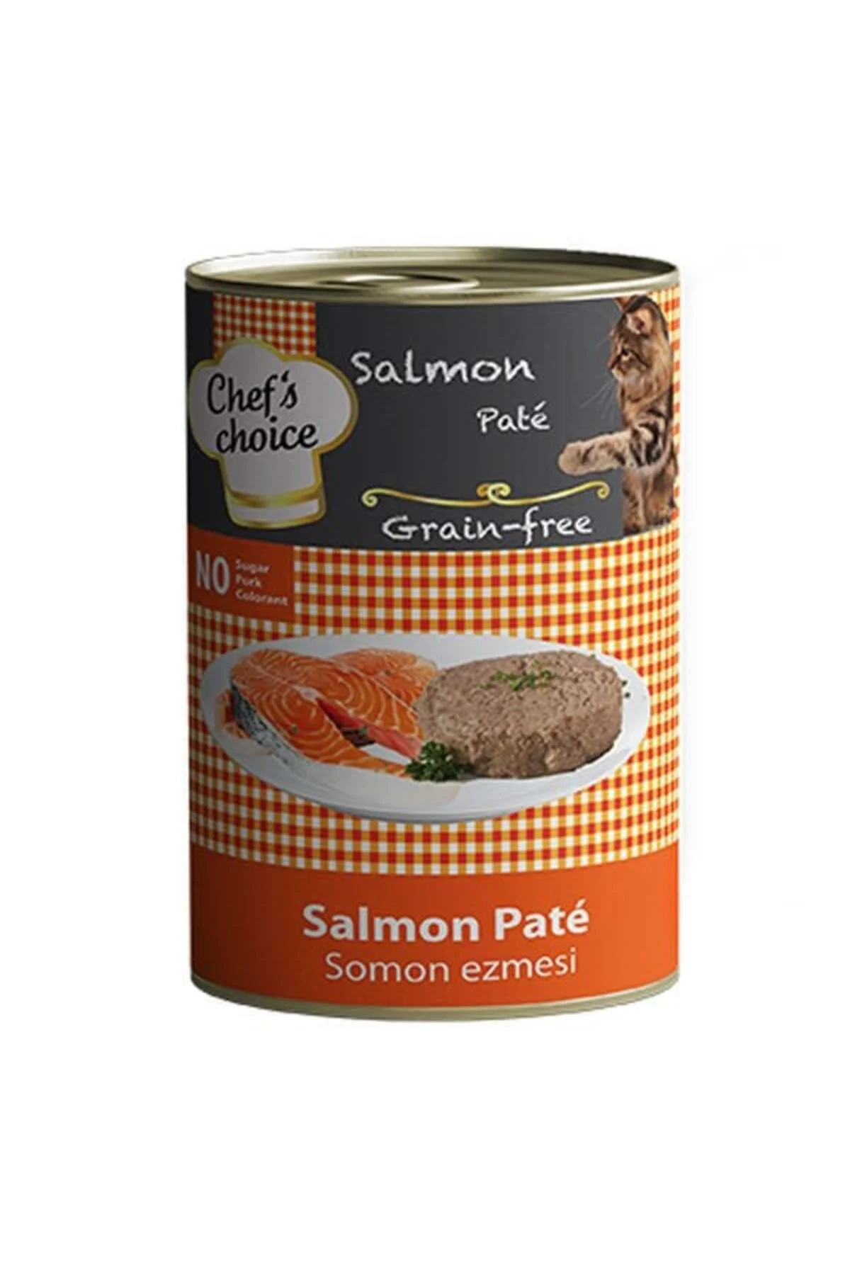 Pate Somonlu Tahılsız Yetişkin Kedi Konservesi 400 gr 1 Adet Pate Somonlu Tahılsız Yetişkin Kedi Konservesi 400 gr 1 Adet