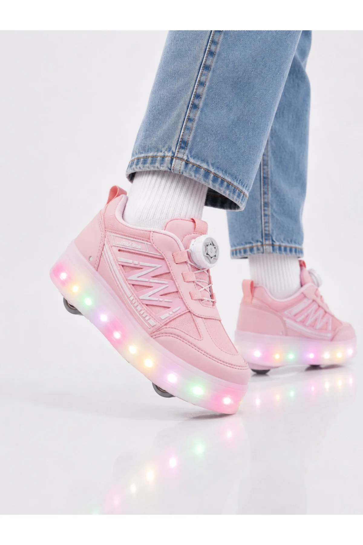Patenli Kız Çocuk Ayakkabı Lila Pembe
