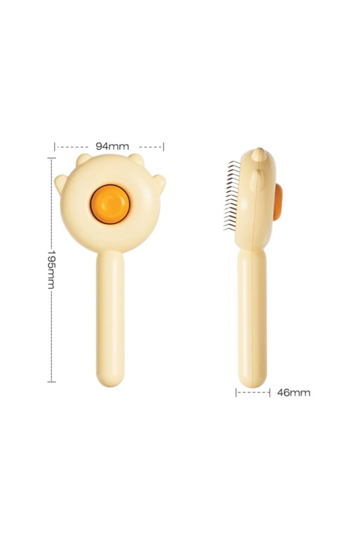 Pati Tasarımlı Otomatik Temizlenen Evcil Hayvan Tarağı