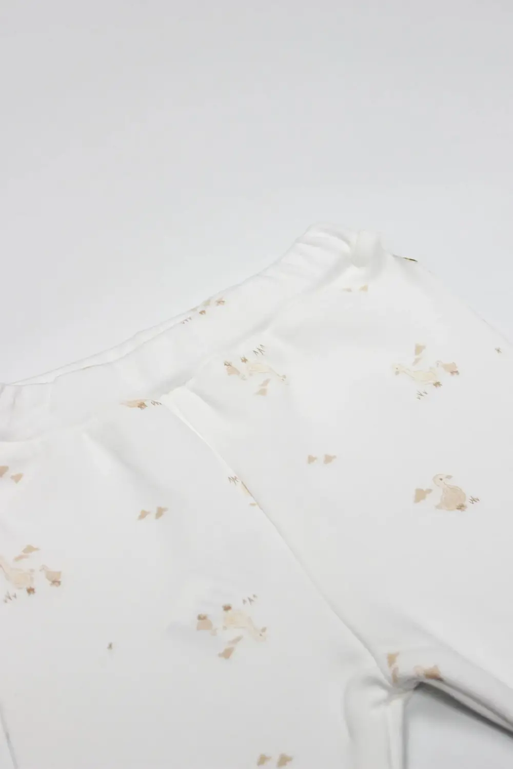 Bistyle Patikli Alt Welcome Baby Duck 16107 Sarı-Ekru