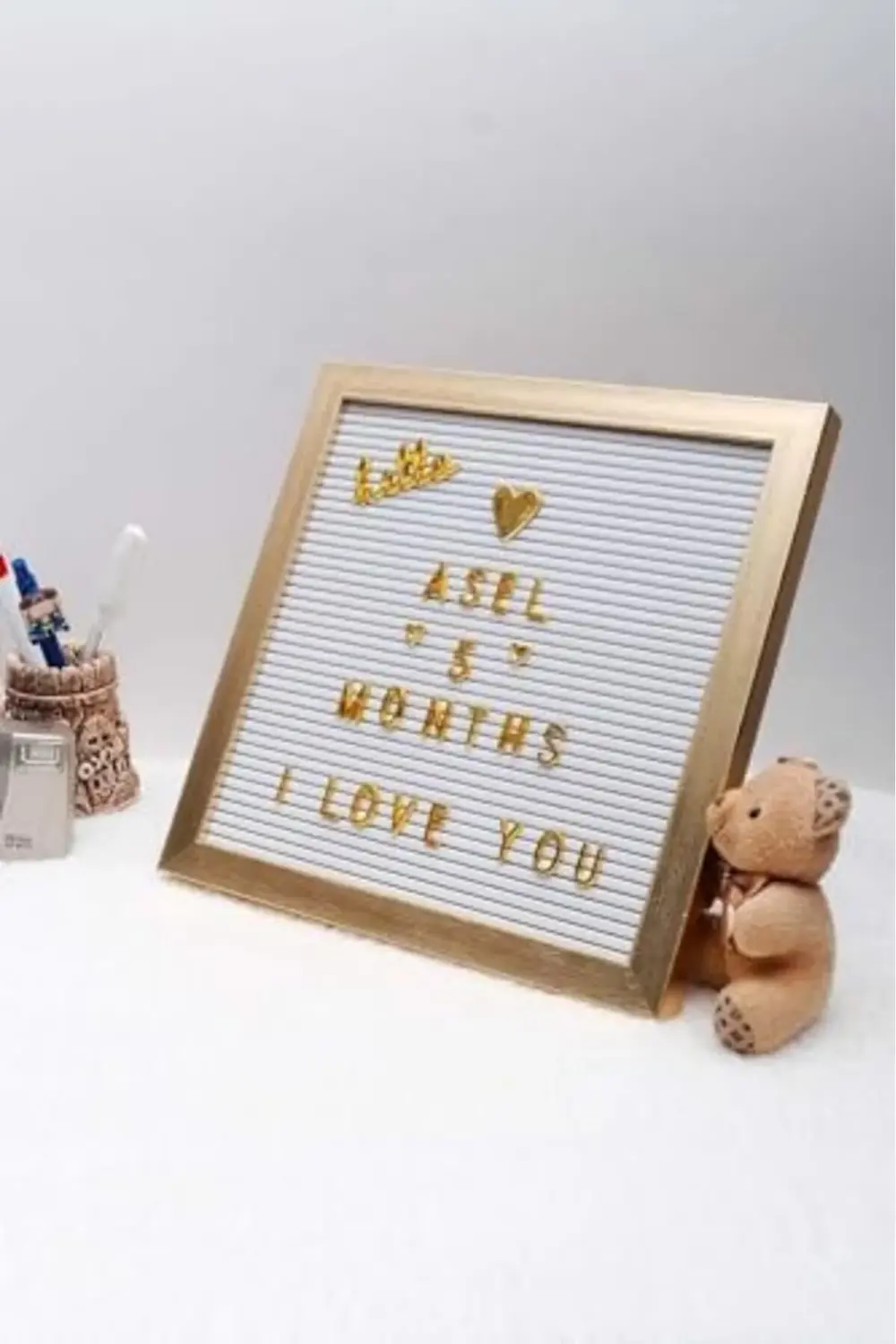 Patladı Gitti Yazı Panosu Mesaj Tahtası ve Harf Seti 395519