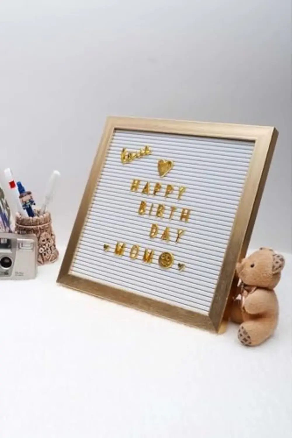 Patladı Gitti Yazı Panosu Mesaj Tahtası ve Harf Seti 395519