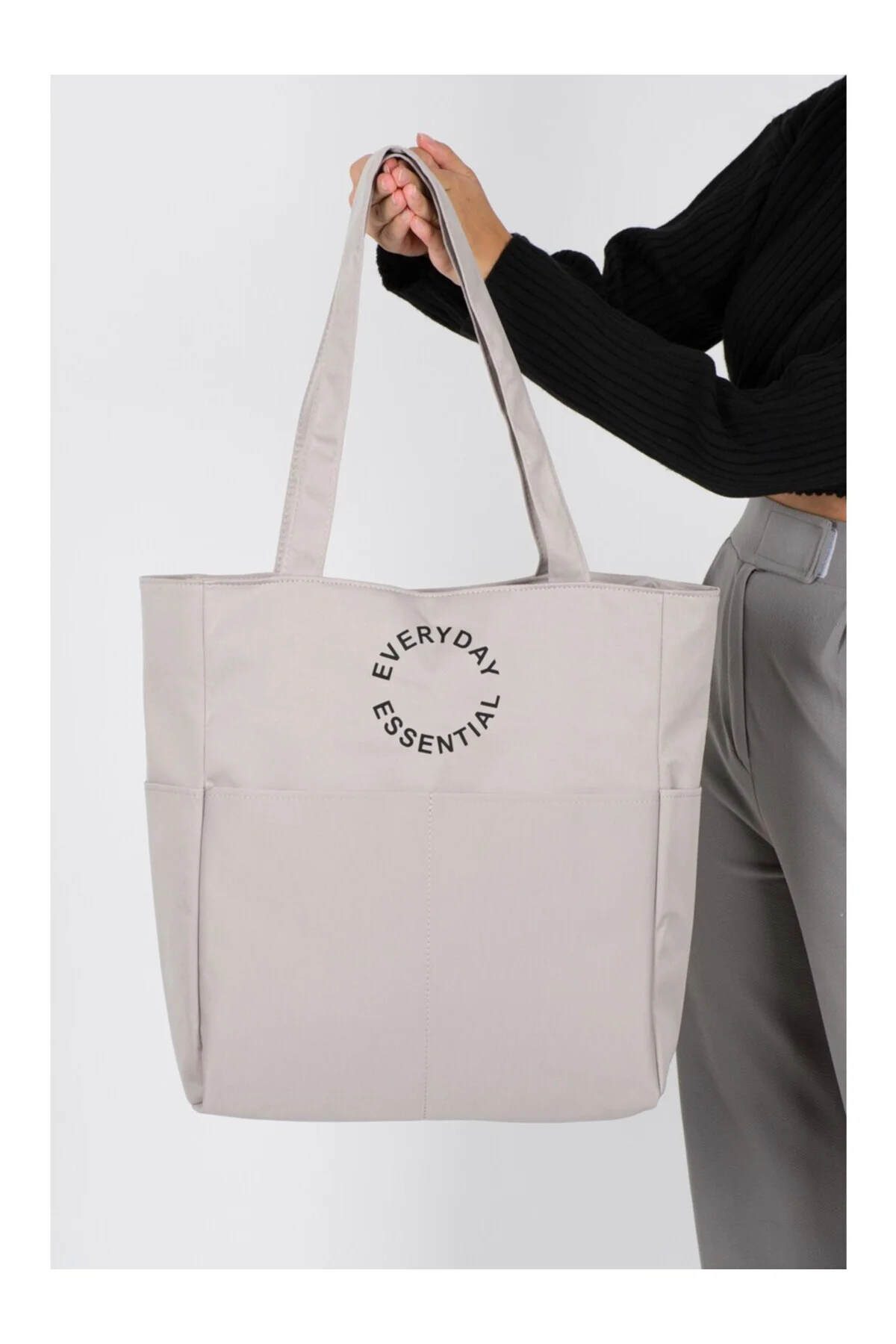 Patlı Kadın Shopper Omuz Çantası