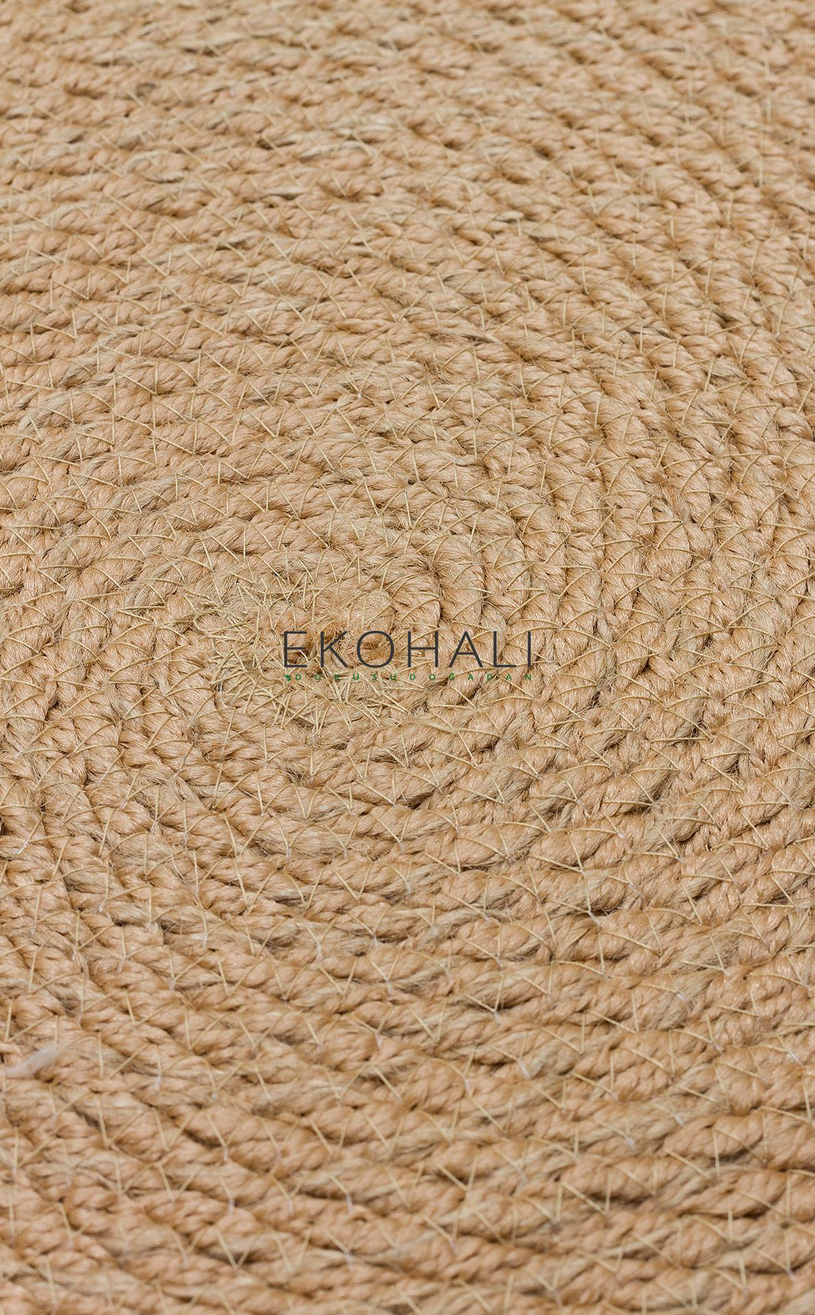 Patna Koleksiyonu Jüt Örgü Halı PTN 01 Jut Natural