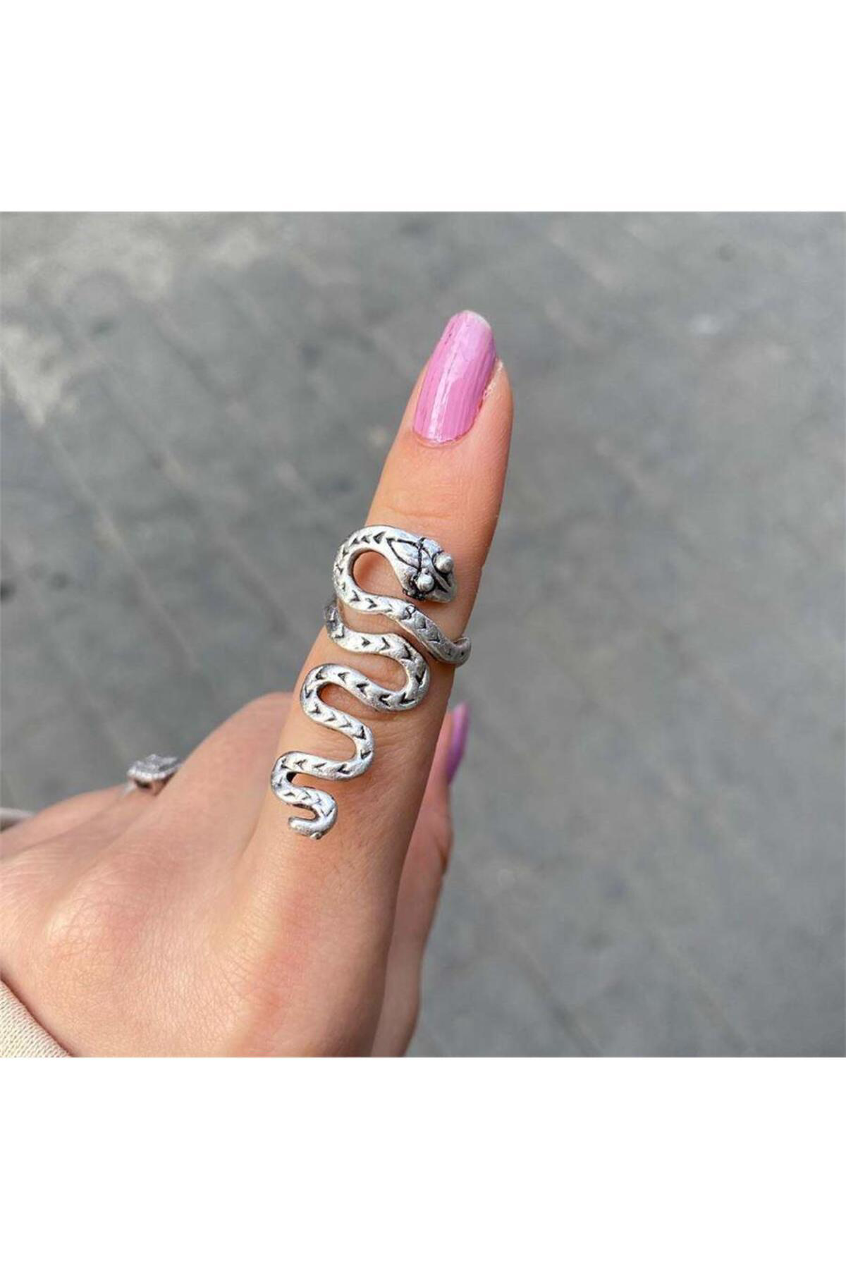 Patterned Snake Yüzük