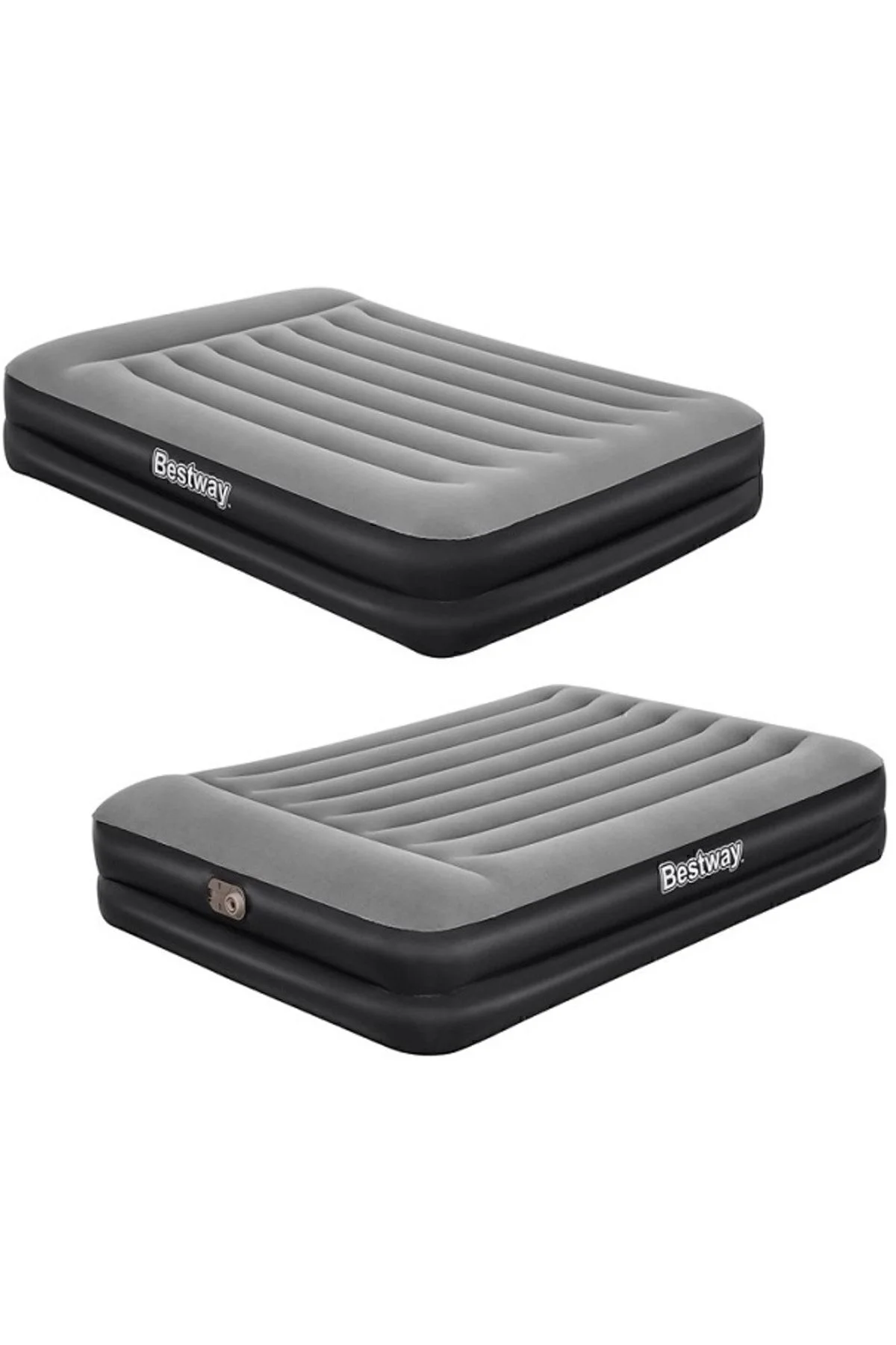Pavillo 67403 Çift Kişilik Şişme Yatak Gri Pompa 203X152X38