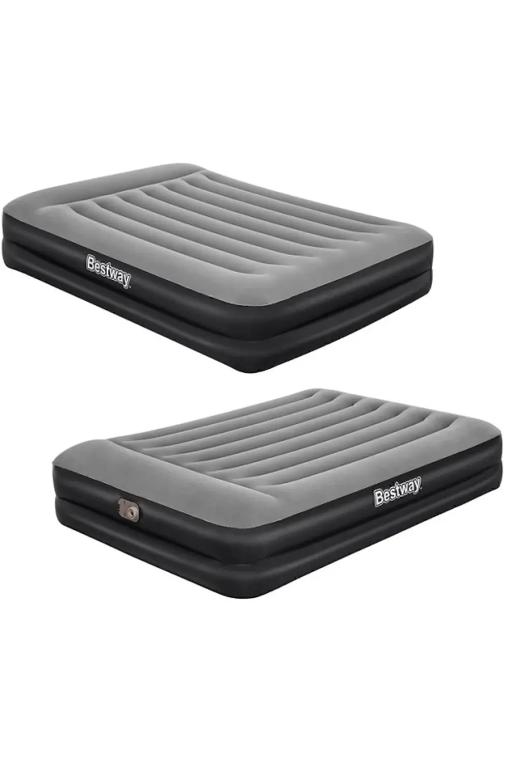 Pavillo 67403 Çift Kişilik Şişme Yatak Gri Pompa 203x152x38cm