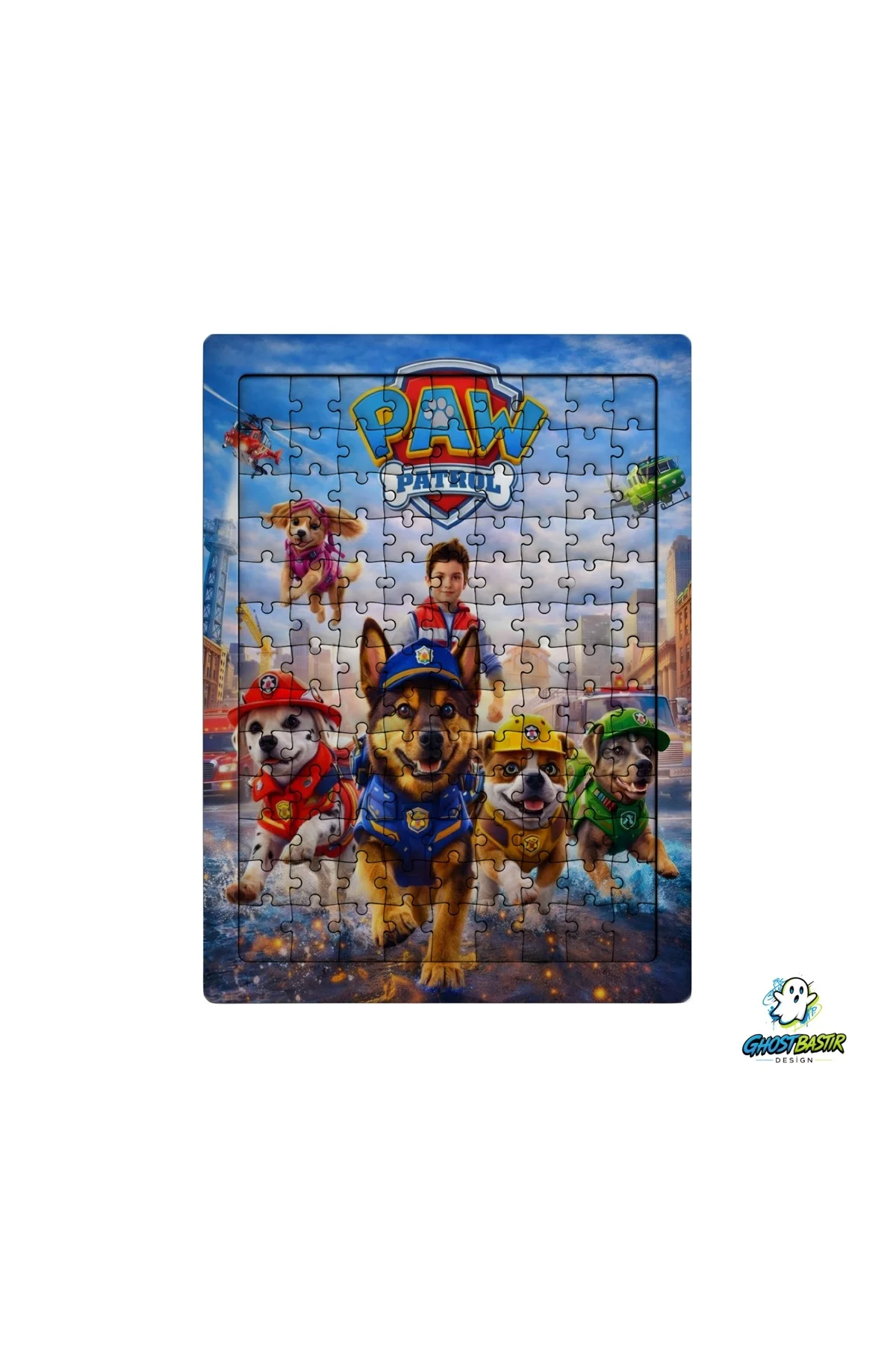 Paw Patrol 99 Parça Ayaklı Puzzle – Dekoratif Çocuk Yapbozu 0174