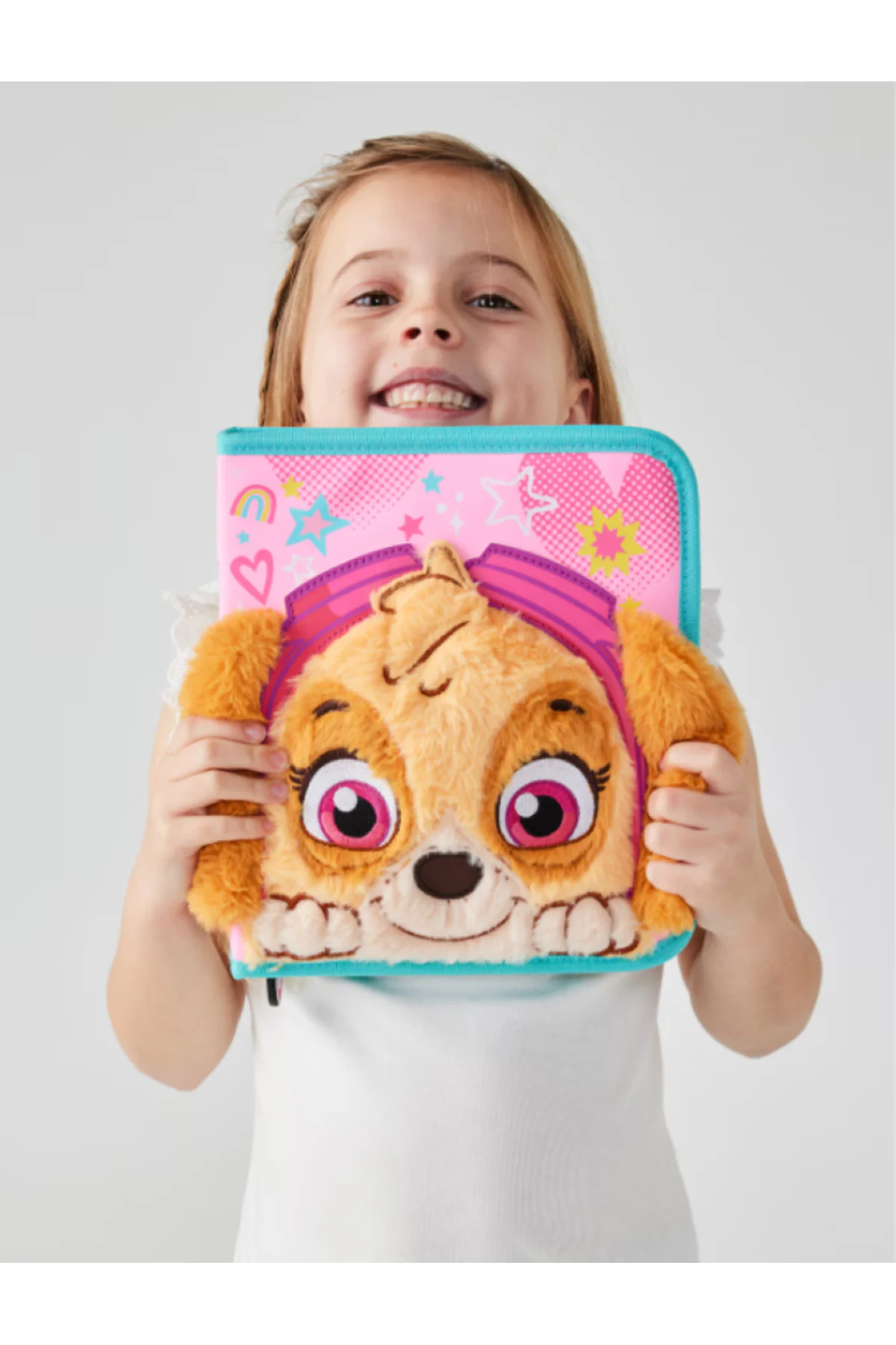 PAW PATROL DESENİ PELUŞLU İÇİ DOLU ZIP IT KALEM KUTUSU